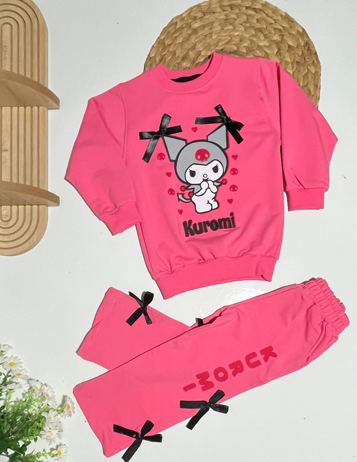 Takım Kuromi kompakt penye 2 ip şardonsuz