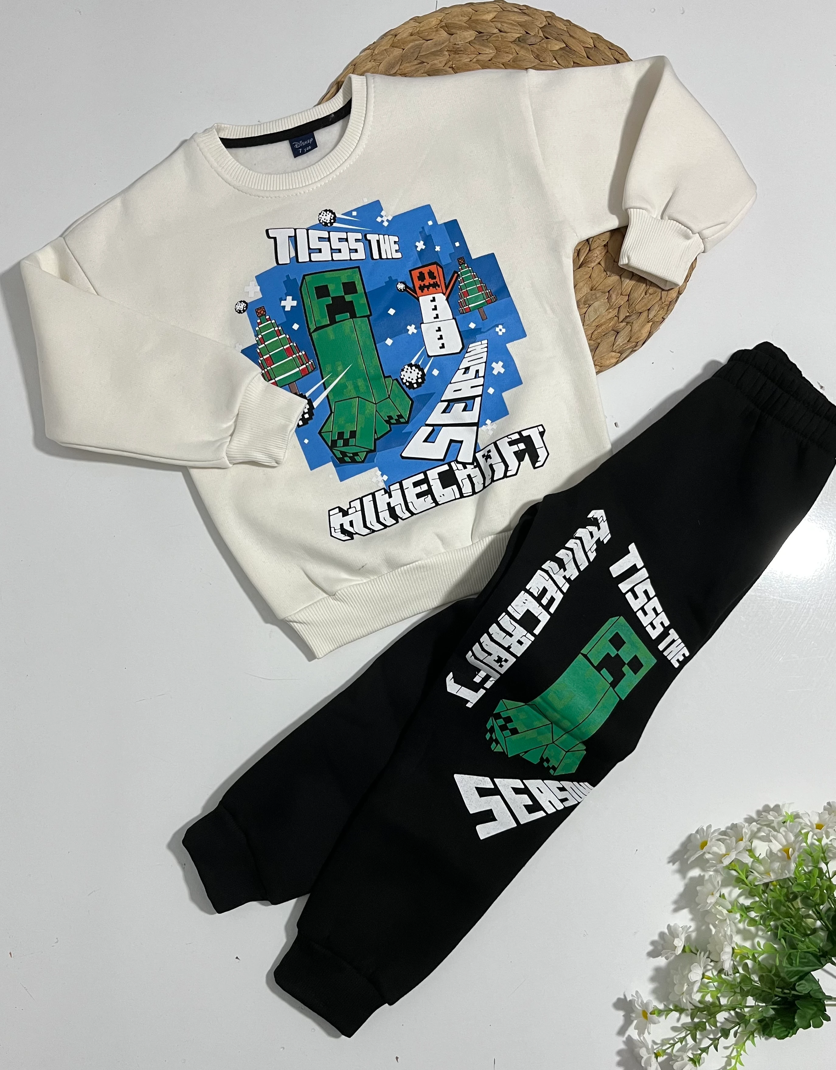 Erkek Çocuk Alt/Üst Takım Minecraft