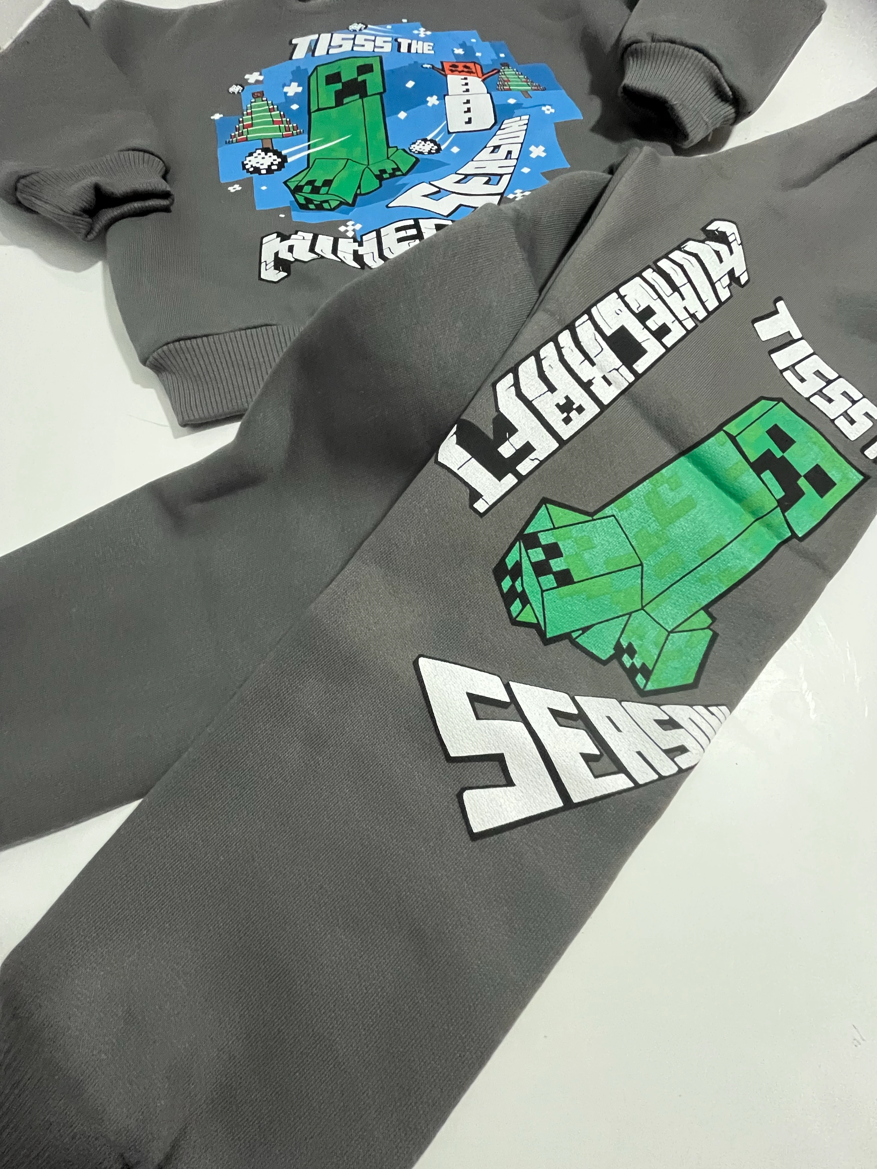 Erkek Çocuk Alt/Üst Takım Minecraft