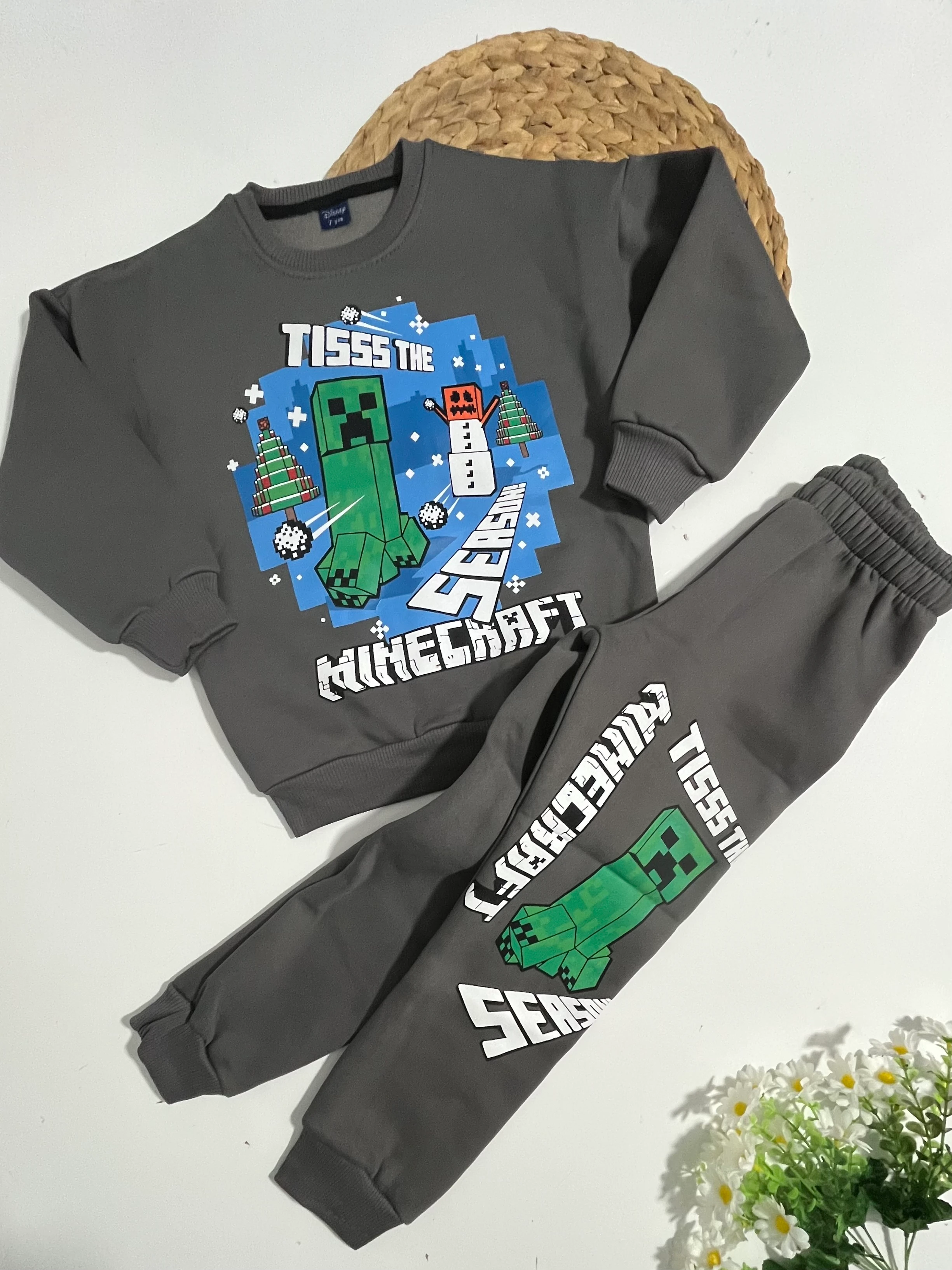 Erkek Çocuk Alt/Üst Takım Minecraft