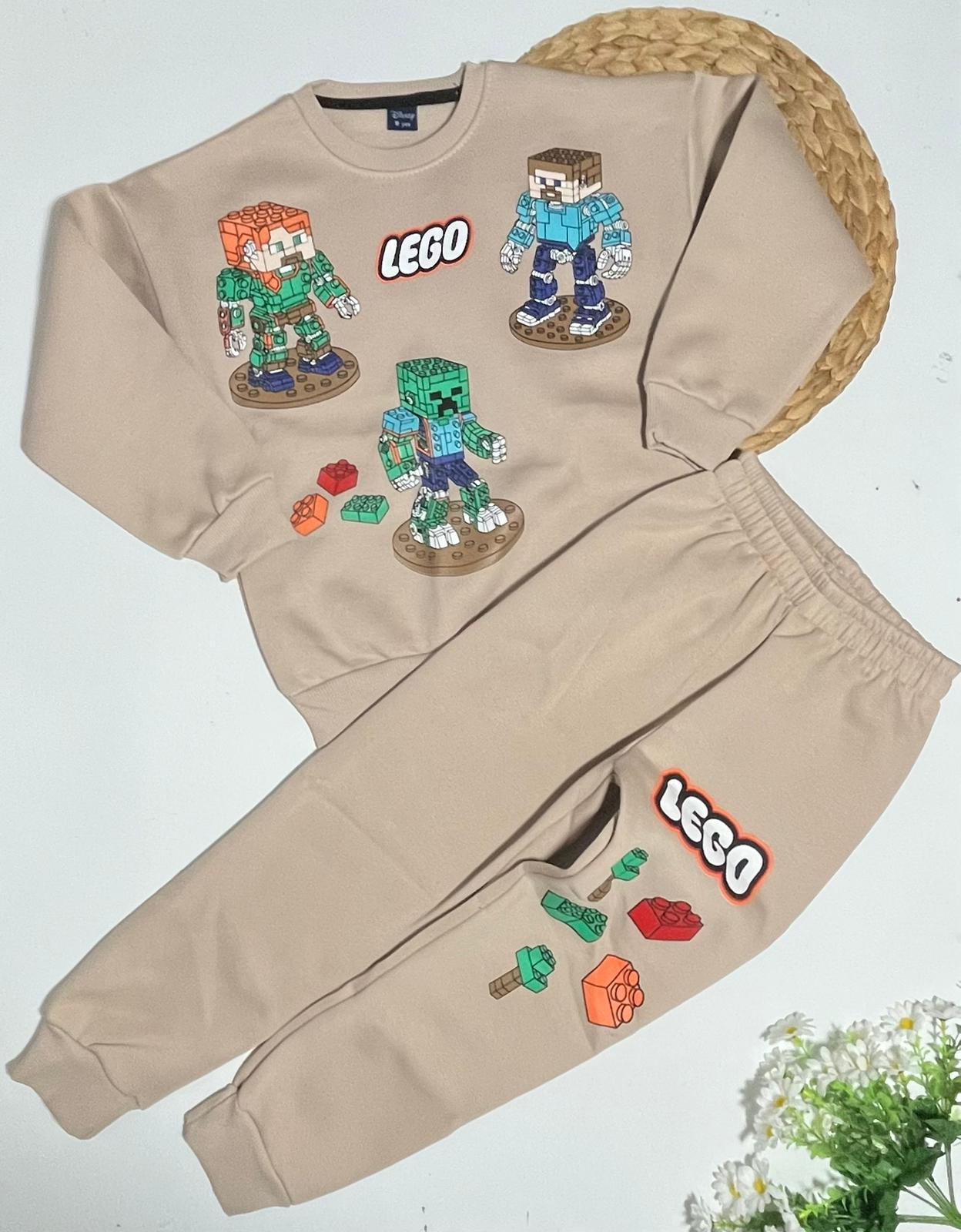 Erkek Çocuk Takım Lego 3İp Şardonlu