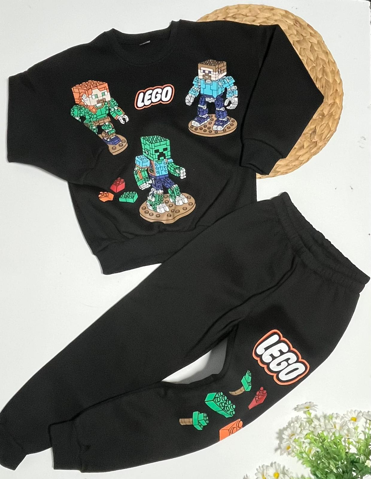 Erkek Çocuk Takım Lego 3İp Şardonlu