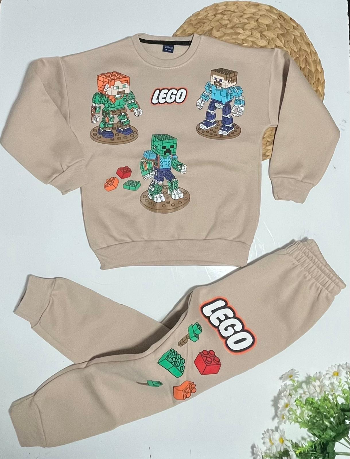 Erkek Çocuk Takım Lego 3İp Şardonlu