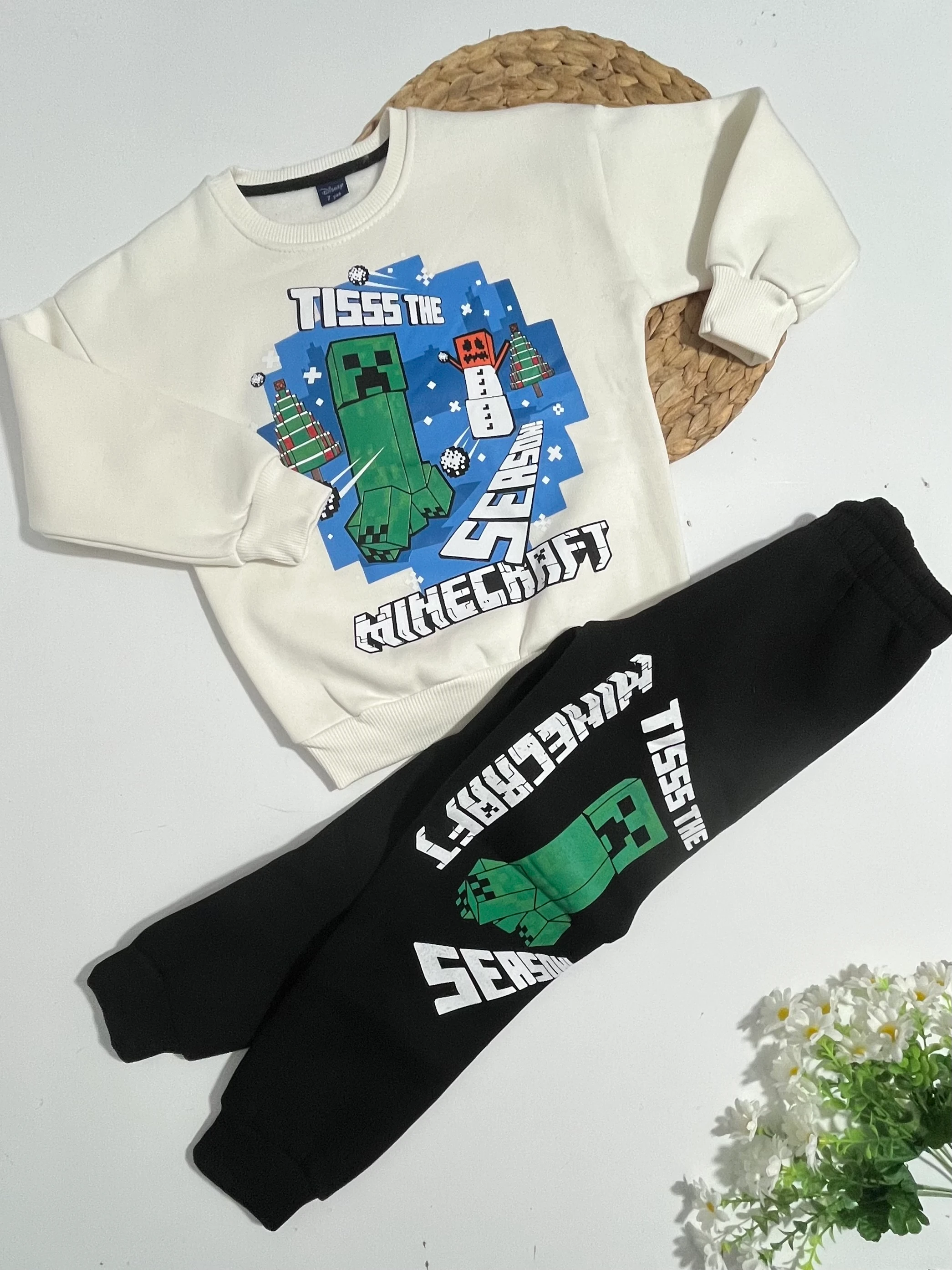 Erkek Çocuk Alt/Üst Takım Minecraft