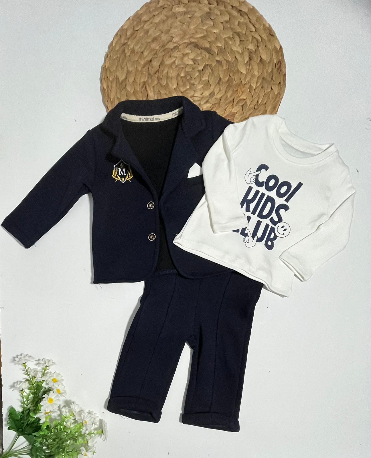 Ceketli Üçlü Takım Üç İp