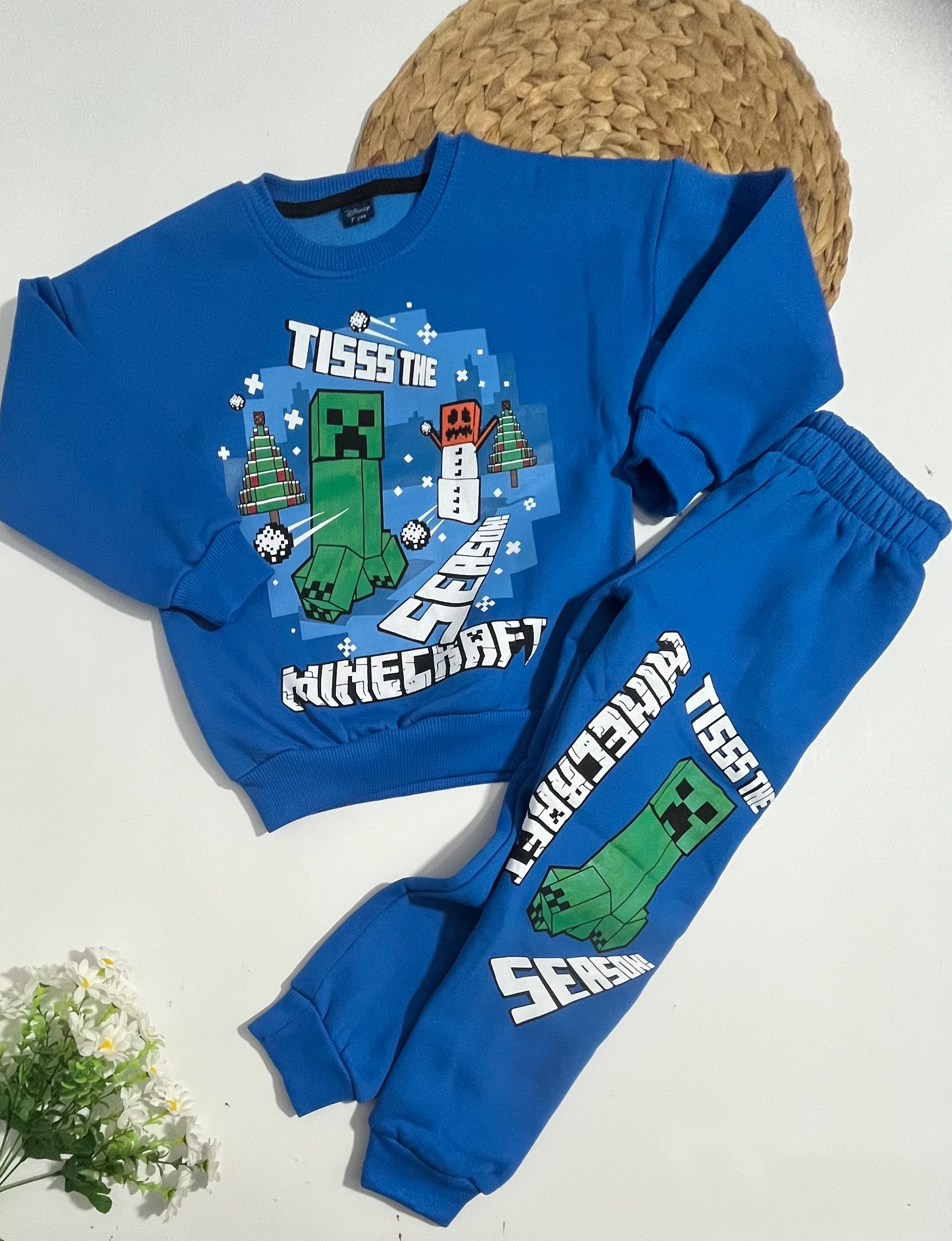 Erkek Çocuk Alt/Üst Takım Minecraft