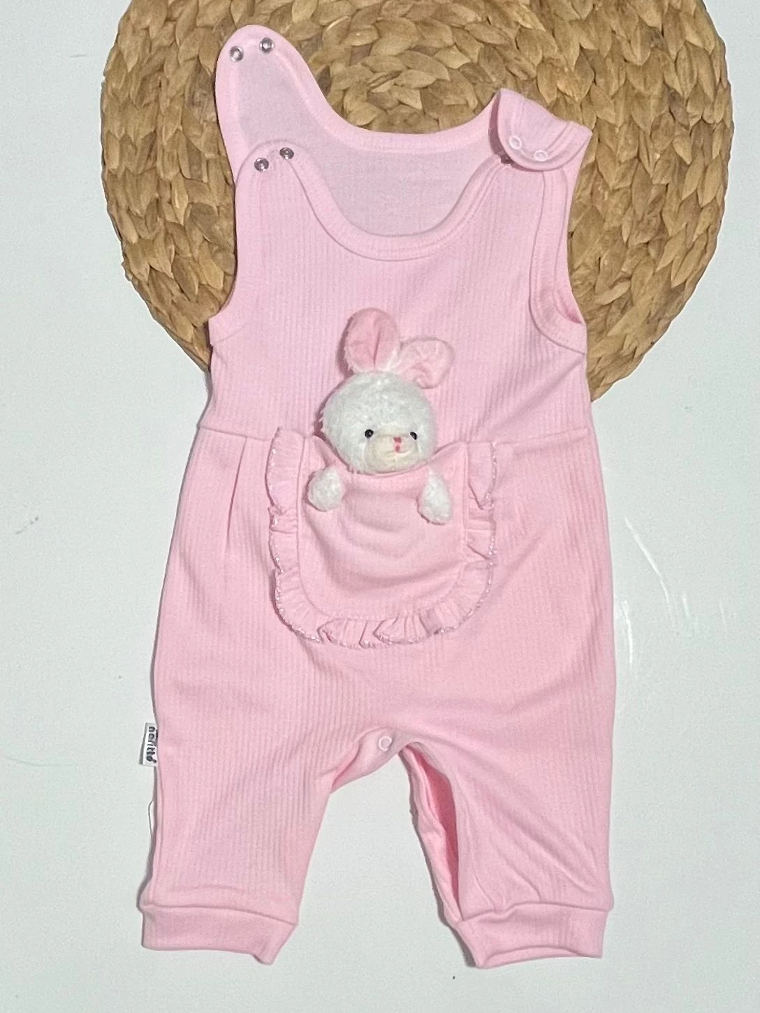 Oyuncak Tavşanlı Çıtçıtlı Badili Tulum