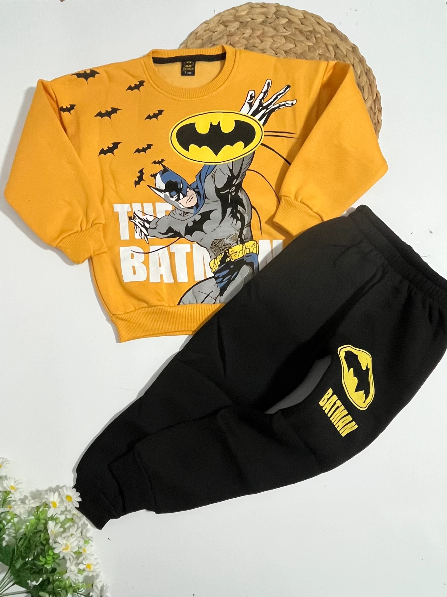 Alt/Üst Takım 3İp Şardonlu Batman