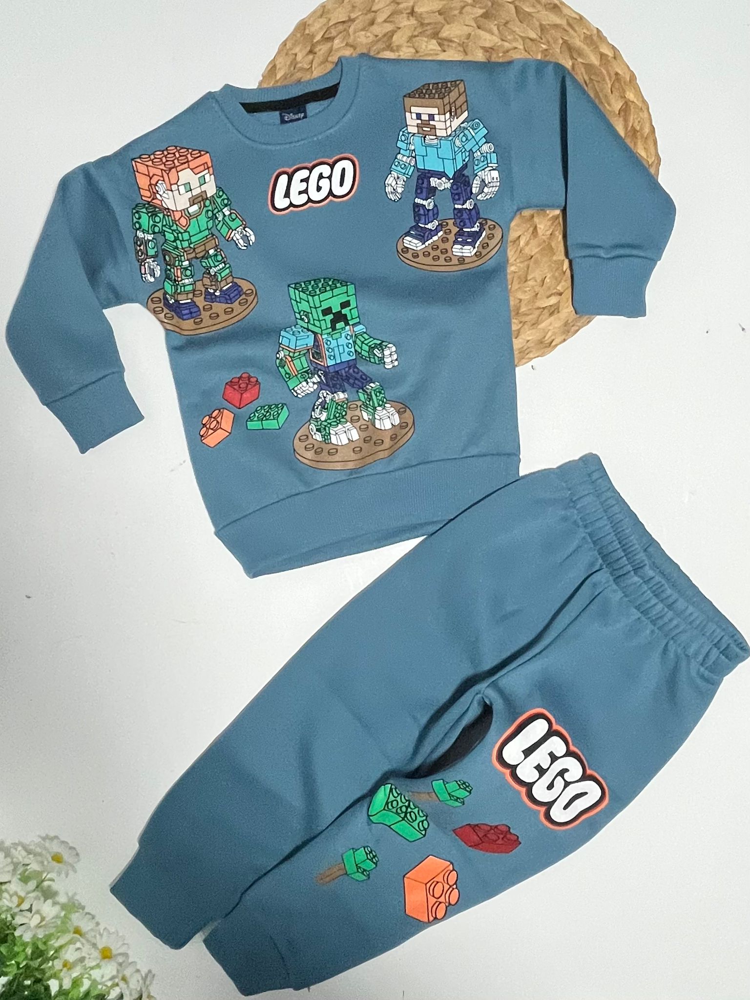 Erkek Çocuk Takım Lego 3İp Şardonlu