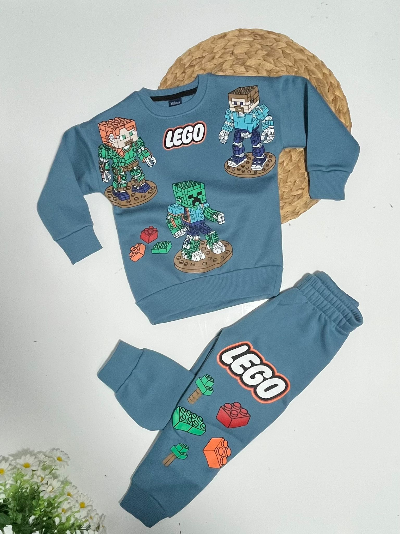 Erkek Çocuk Takım Lego 3İp Şardonlu