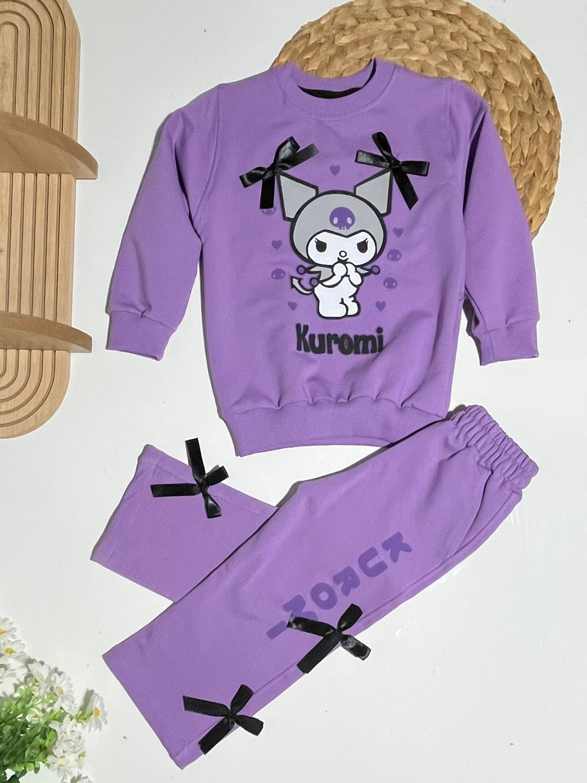 Takım Kuromi kompakt penye 2 ip şardonsuz