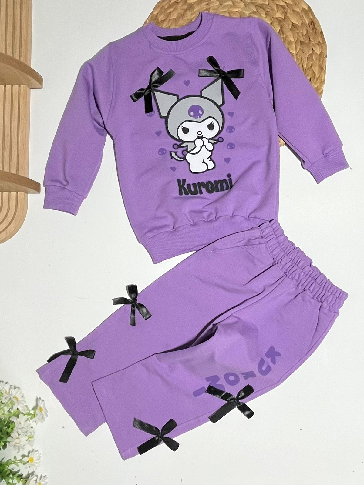 Takım Kuromi kompakt penye 2 ip şardonsuz