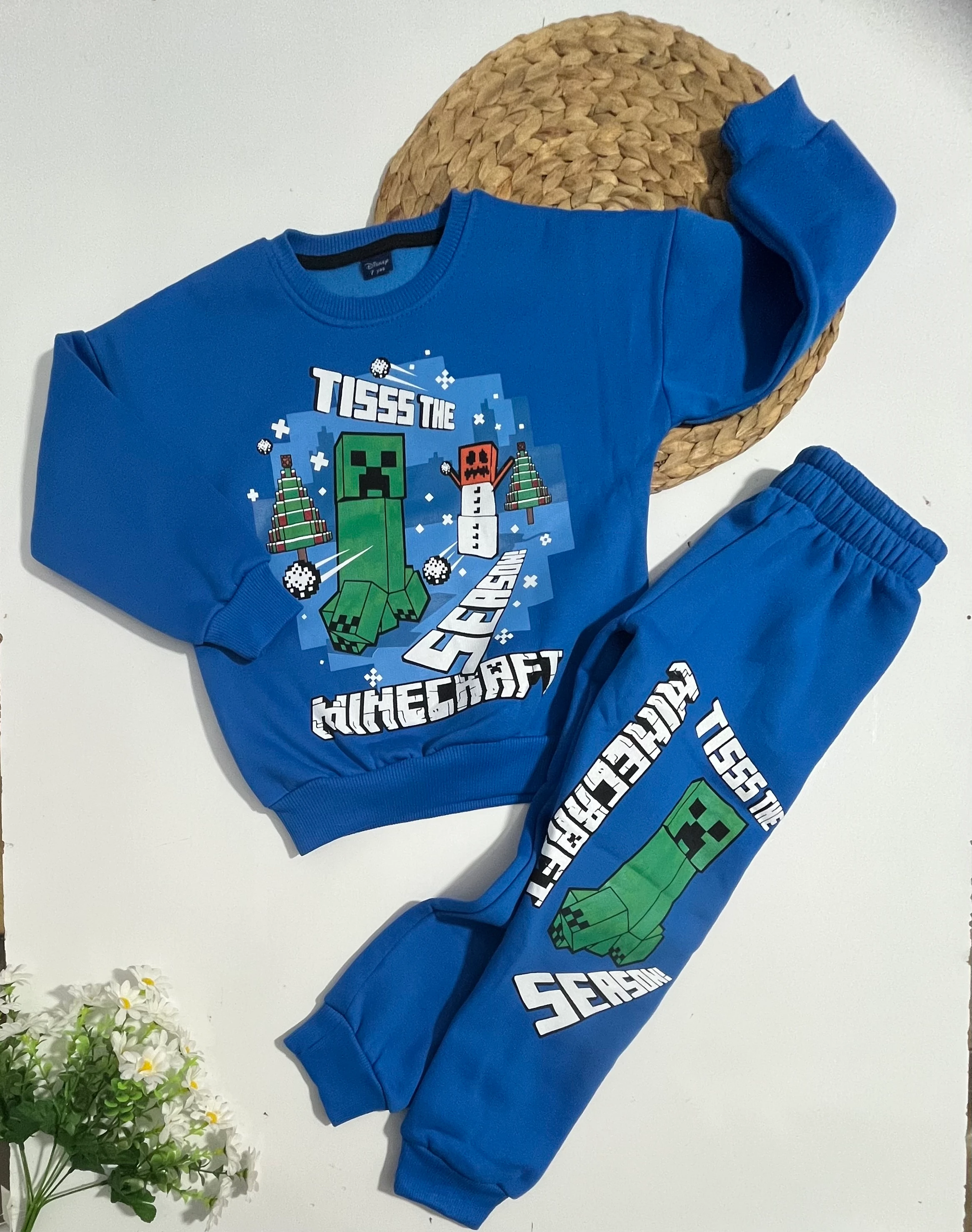 Erkek Çocuk Alt/Üst Takım Minecraft