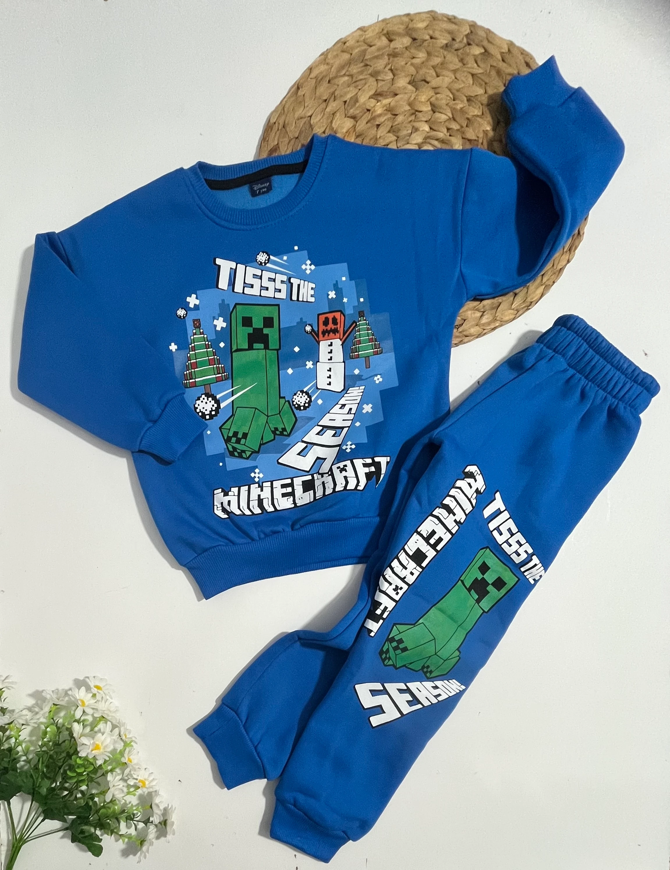 Erkek Çocuk Alt/Üst Takım Minecraft