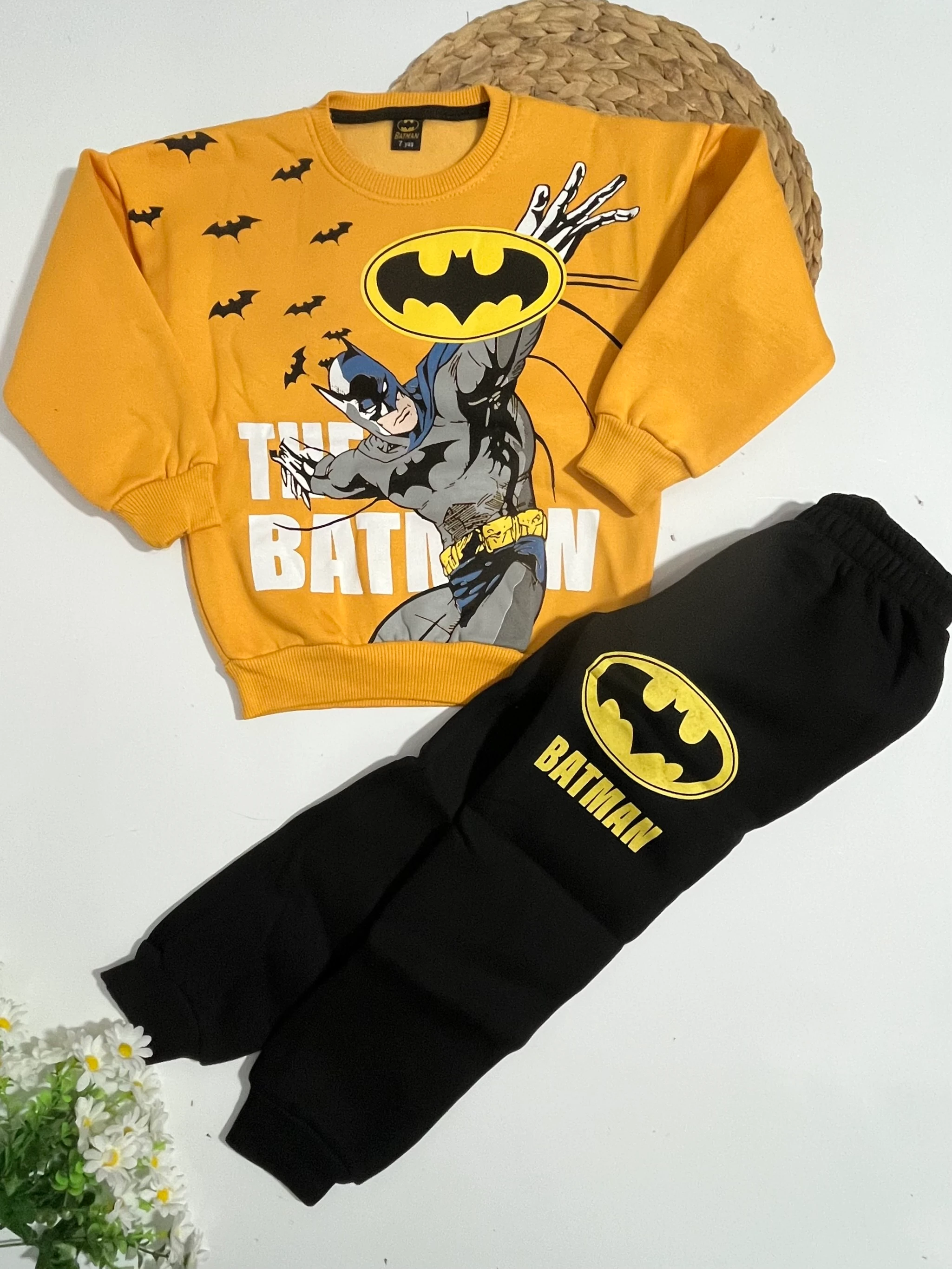 Alt/Üst Takım 3İp Şardonlu Batman