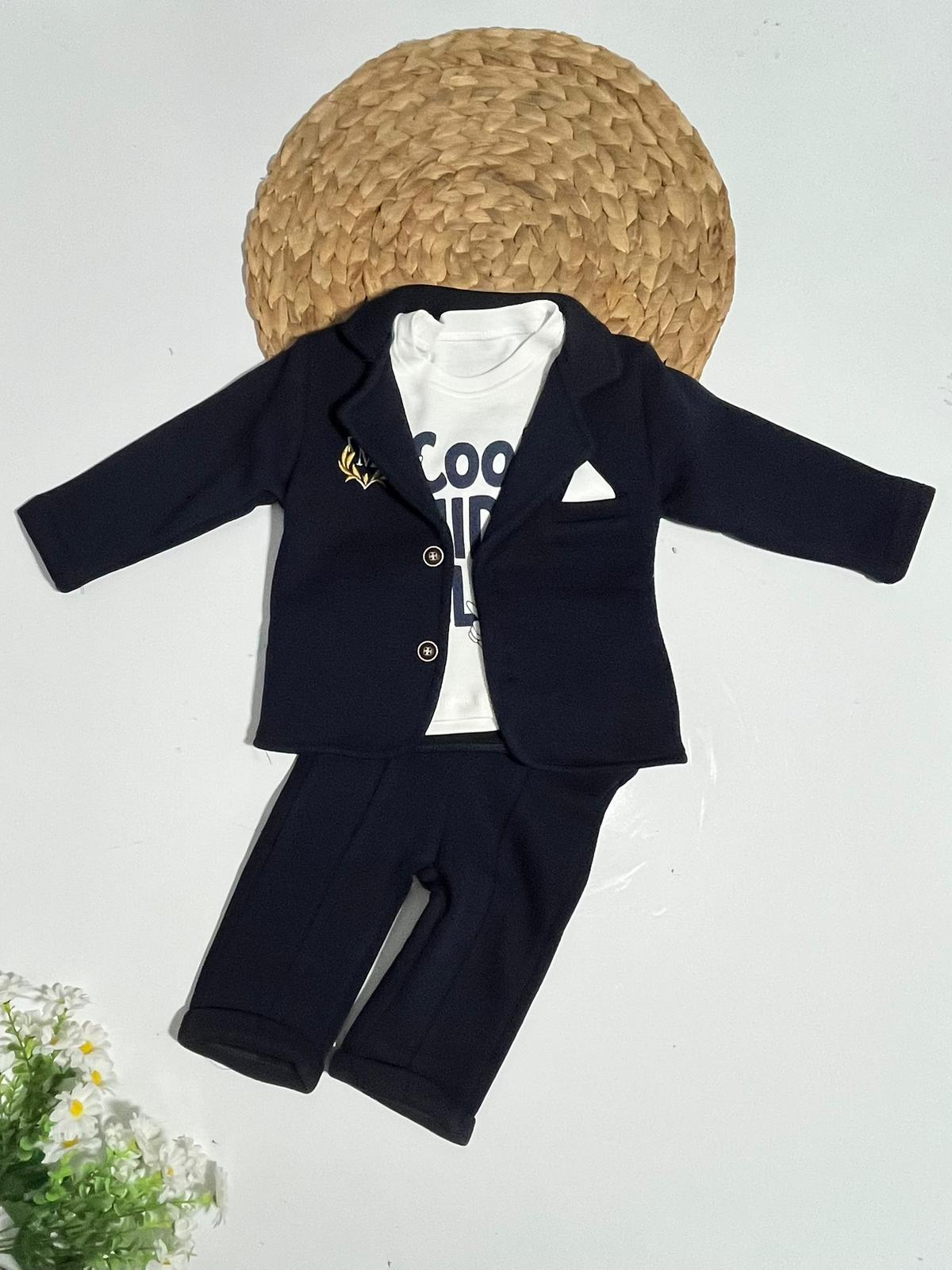 Ceketli Üçlü Takım Üç İp