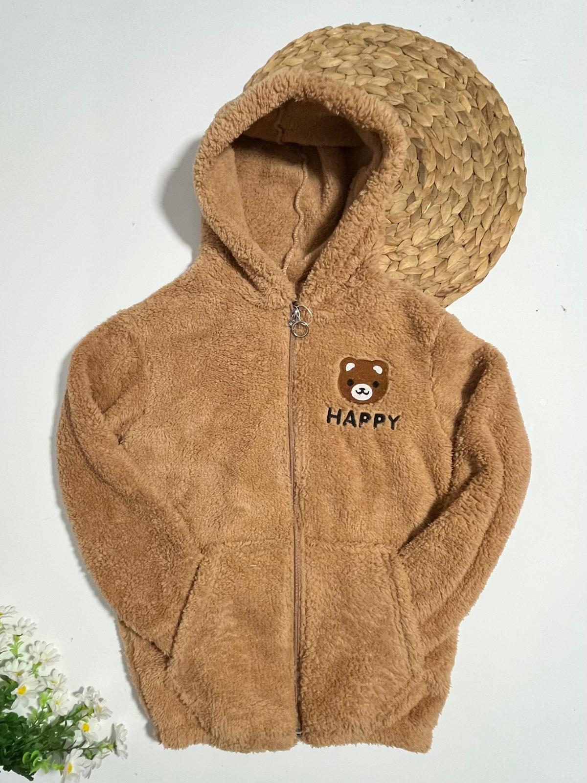 Welsoft Hırka Happy Ayıcık