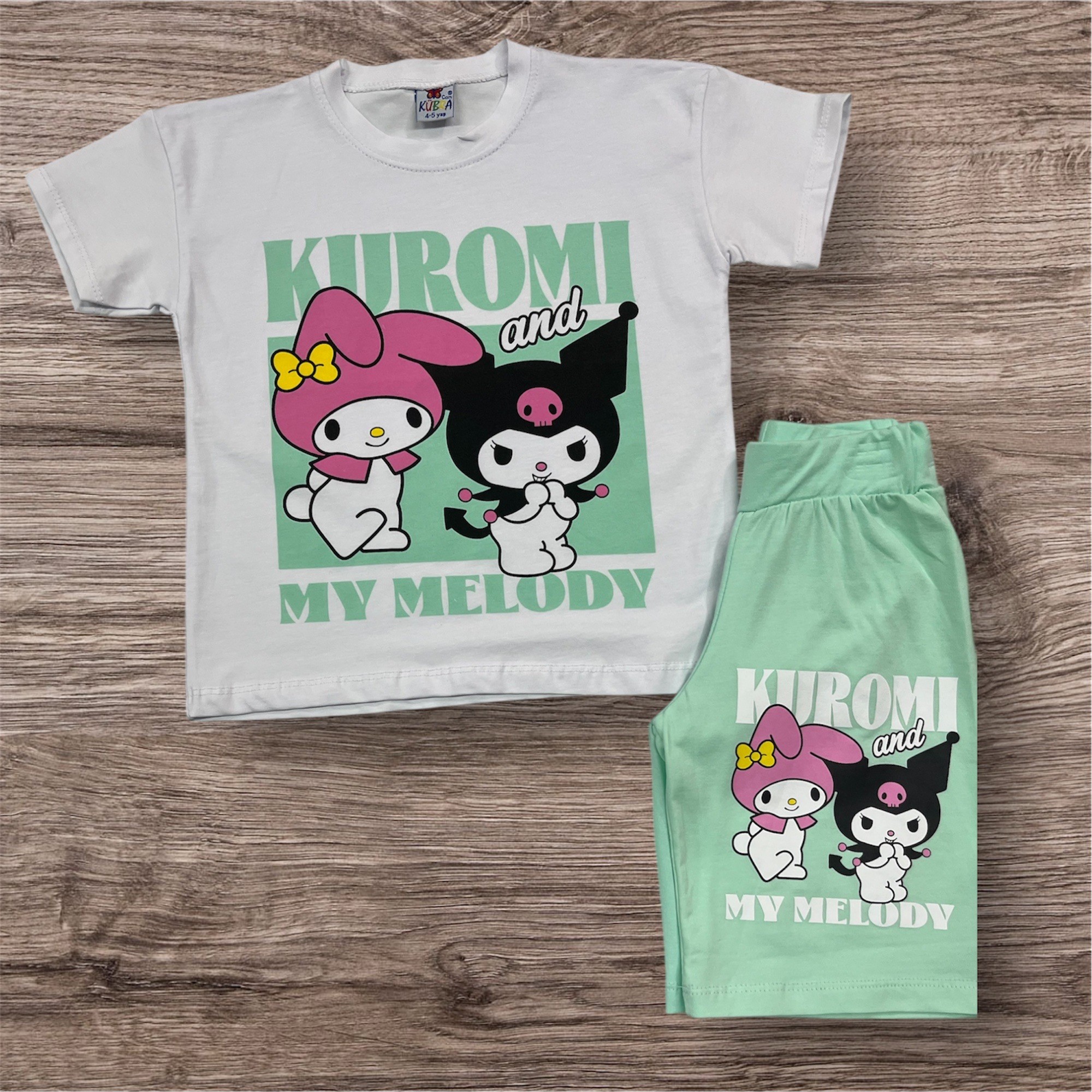 Kuromi Kız çocuk Şortlu Alt/Üst Takım