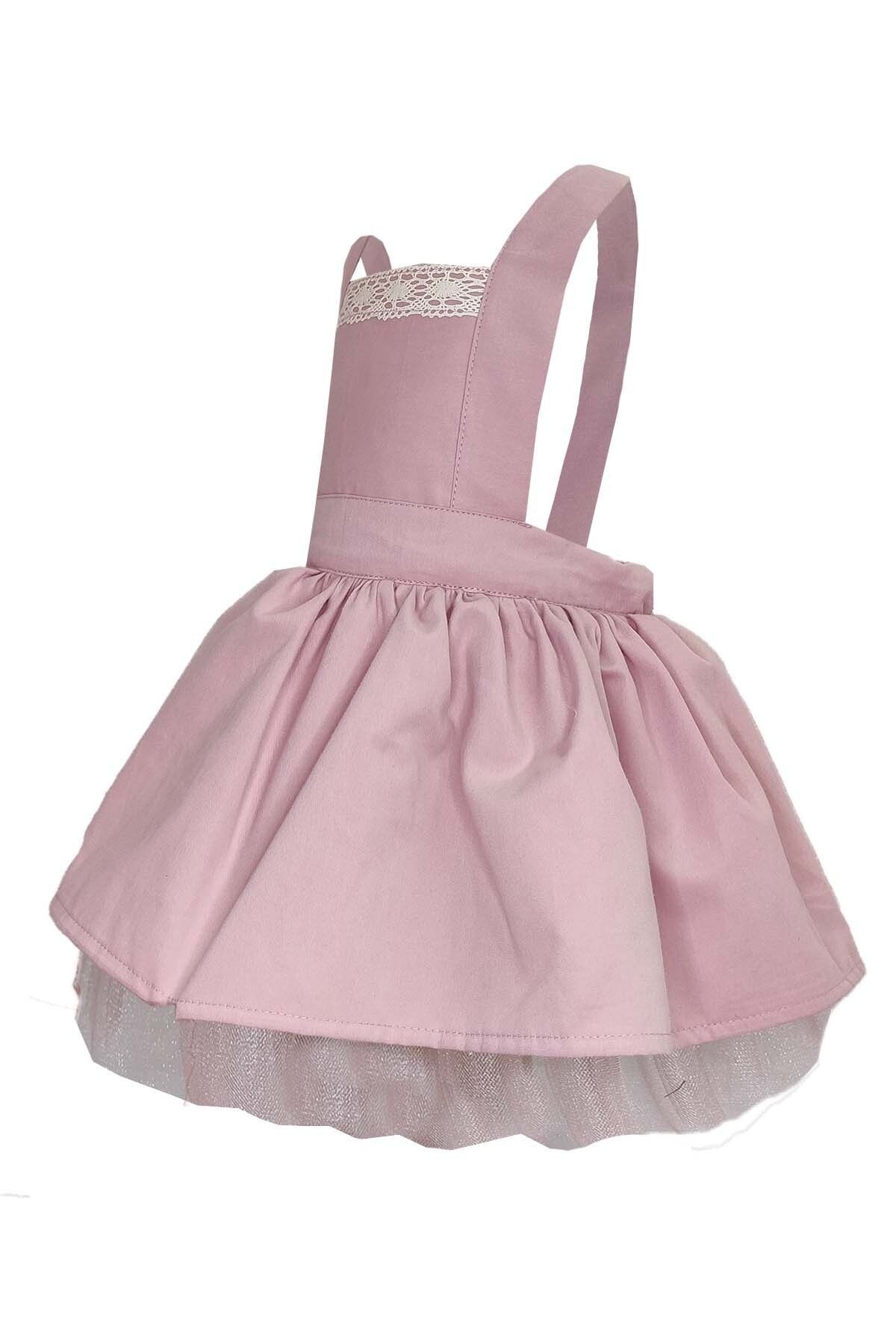 Girl's Leather Detail Tutu Dress, Birthday Dress