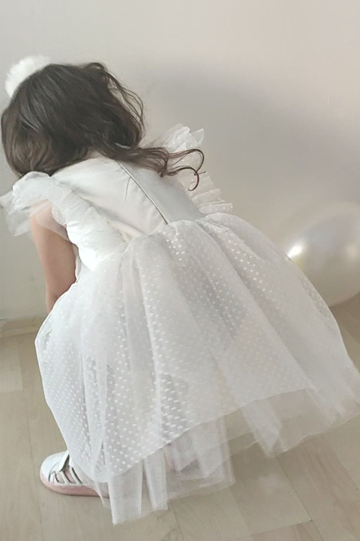 Tutu-Kleid mit Bandana-Set, Geburtstagskleid 1-10 Jahre