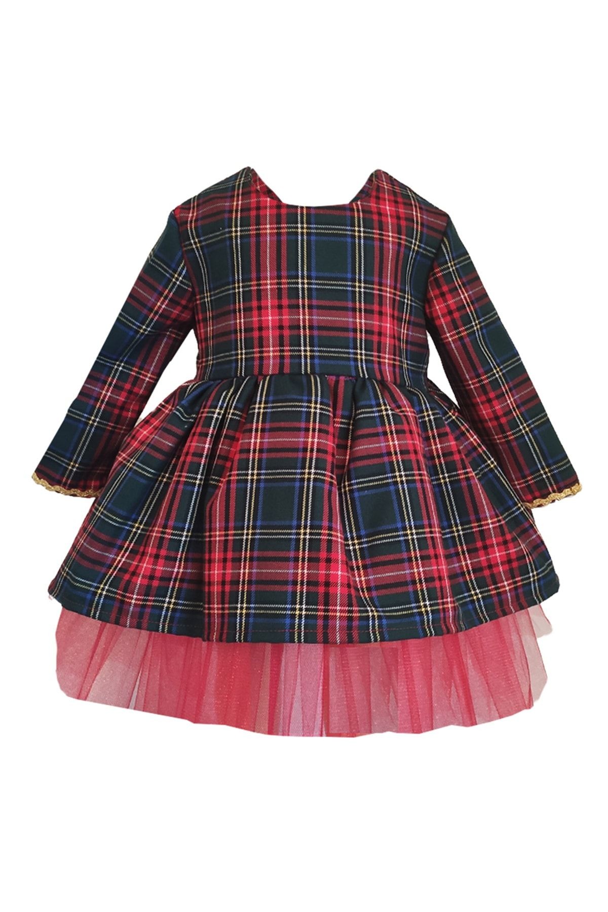 Robe Tutu à Manches Longues Fille Costume Couronne 1-10 Ans