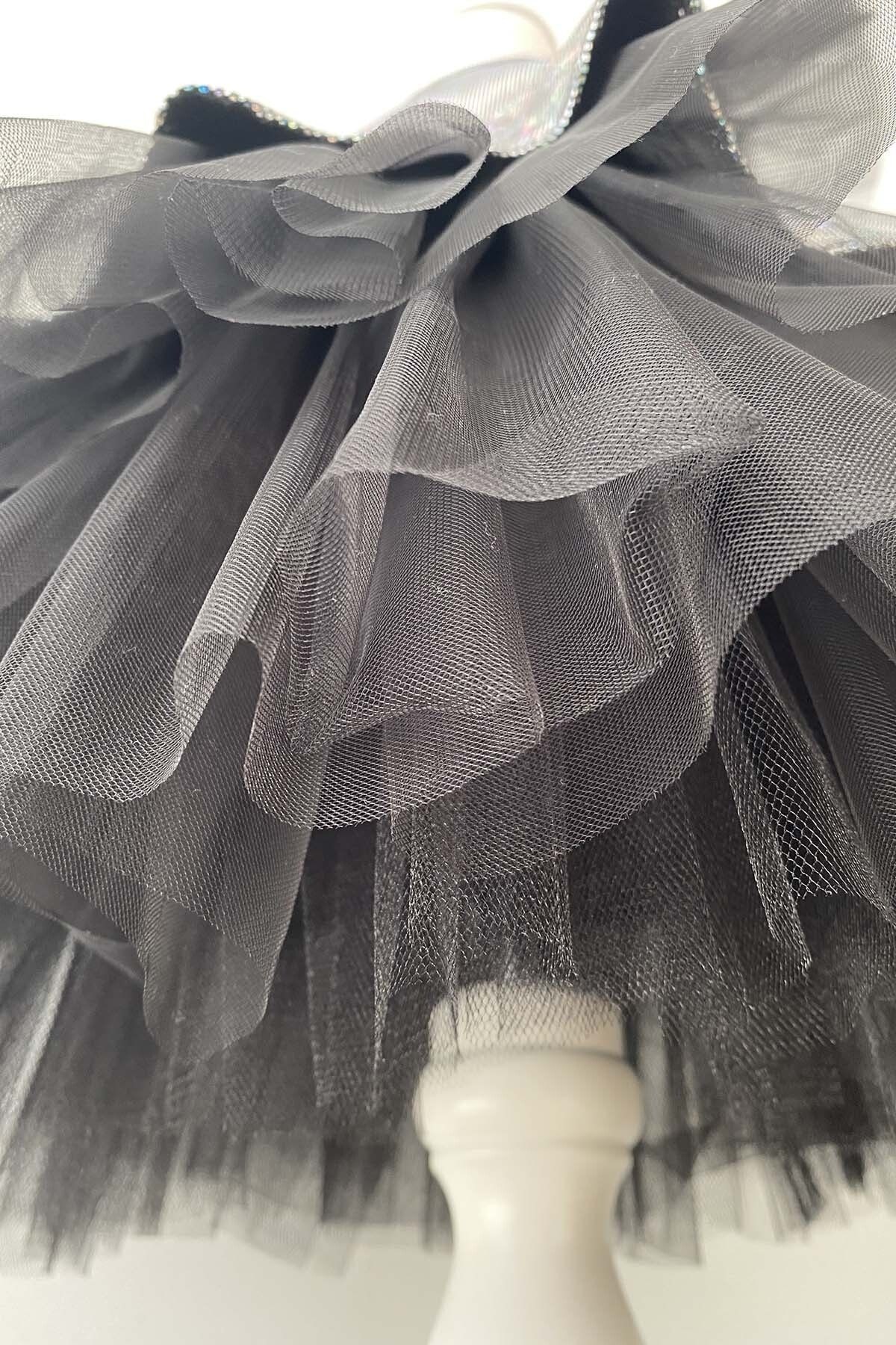 Robe de soirée en tulle pour fille, robe de soirée, robe de soirée d'anniversaire, bandana