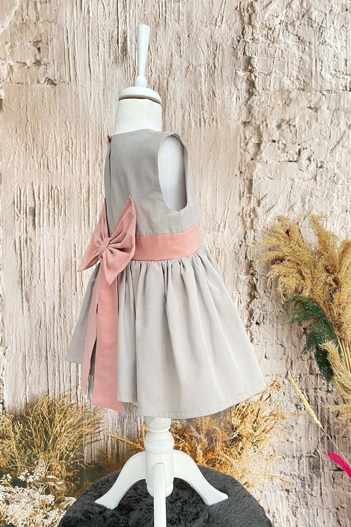 Robe Tutu avec nœud pour fille, costume bandana, 1-10 ans