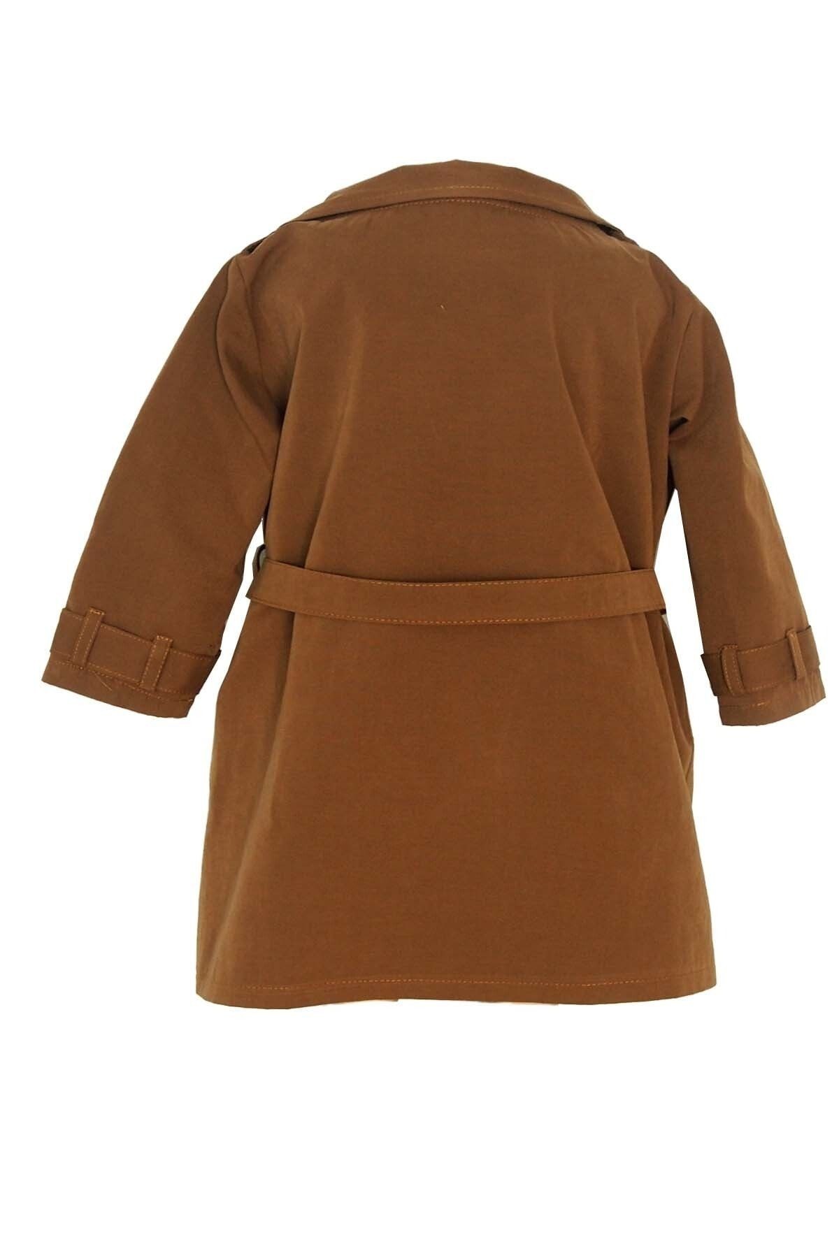 Trench Coat con Cinturón para Niños