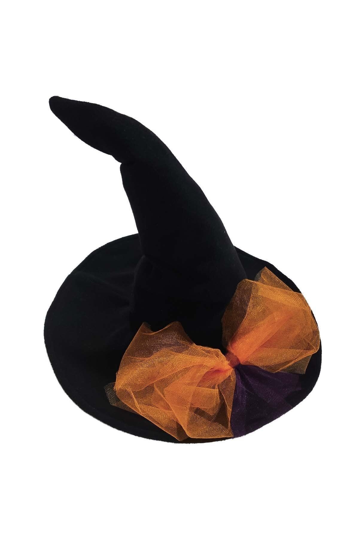 Girls' Halloween Witch Dress and Witch Hat Set