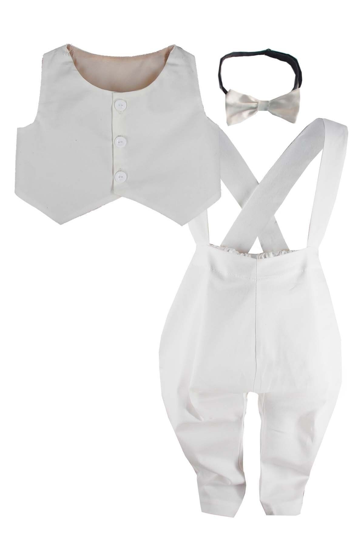 Boy’s Bow Tie Vest and Harem Pants Set