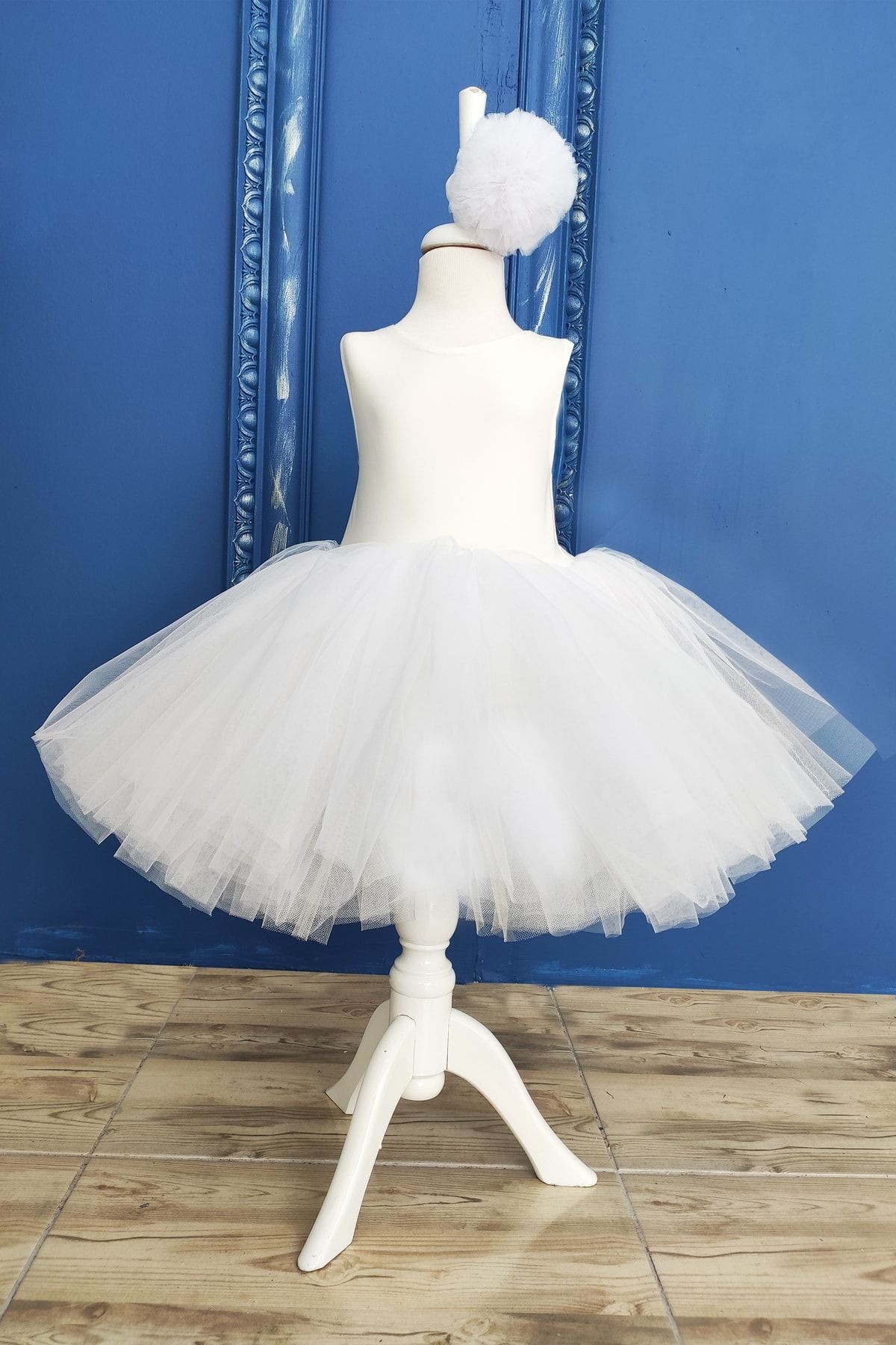 Vestido de Tutu de Bailarina para Niña con Capa de Mariposa y Bandana, Vestido de Fiesta