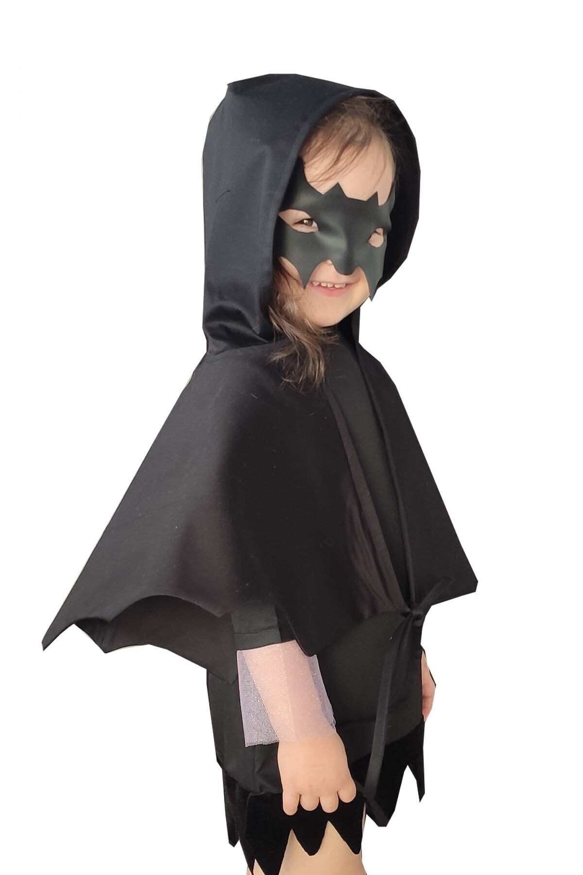 Cape de chauve-souris et masque de chauve-souris pour filles d'Halloween, Costumes d'Halloween pour filles