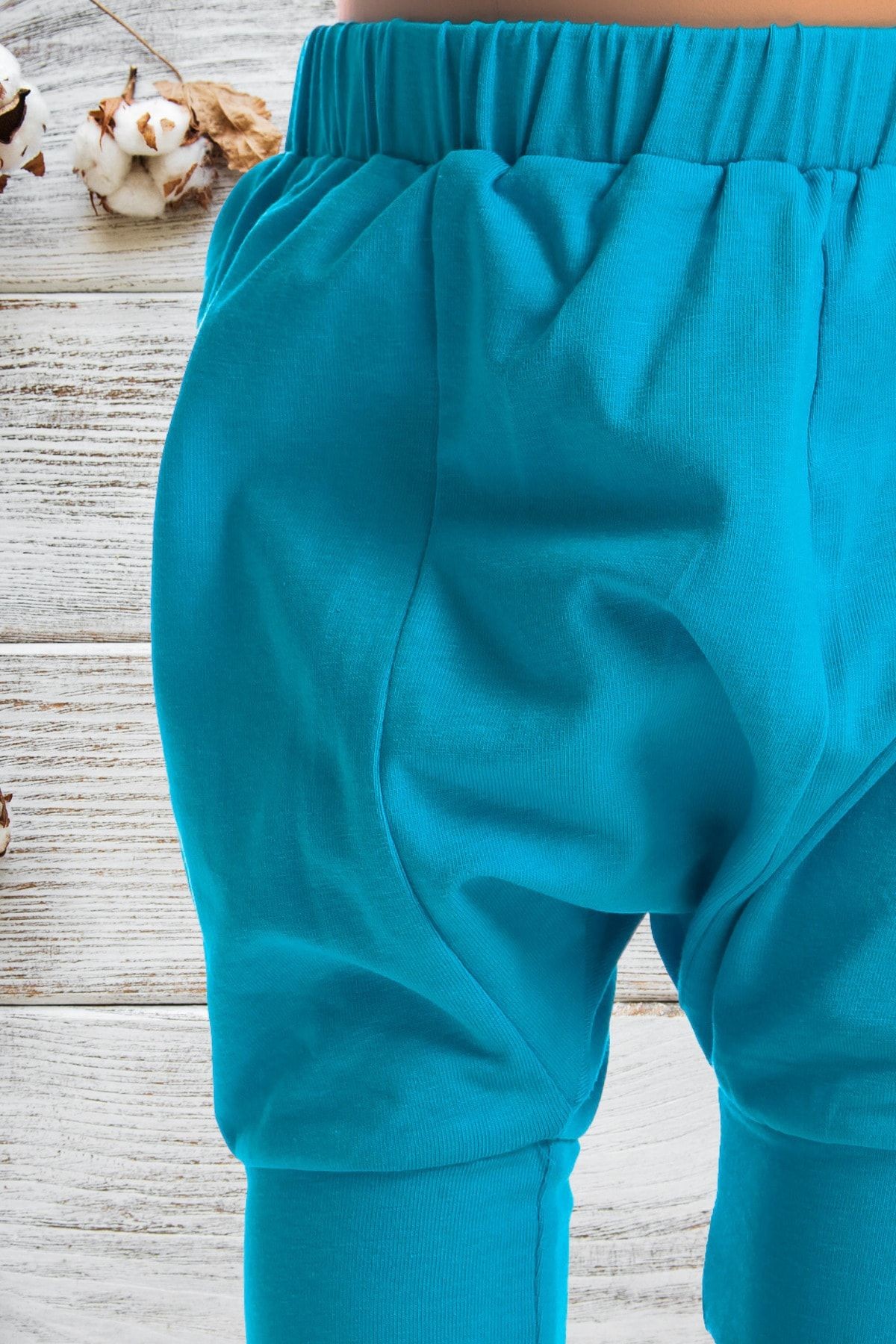 Pantalon capri bébé sarouel à bas unique modèle Shalwar