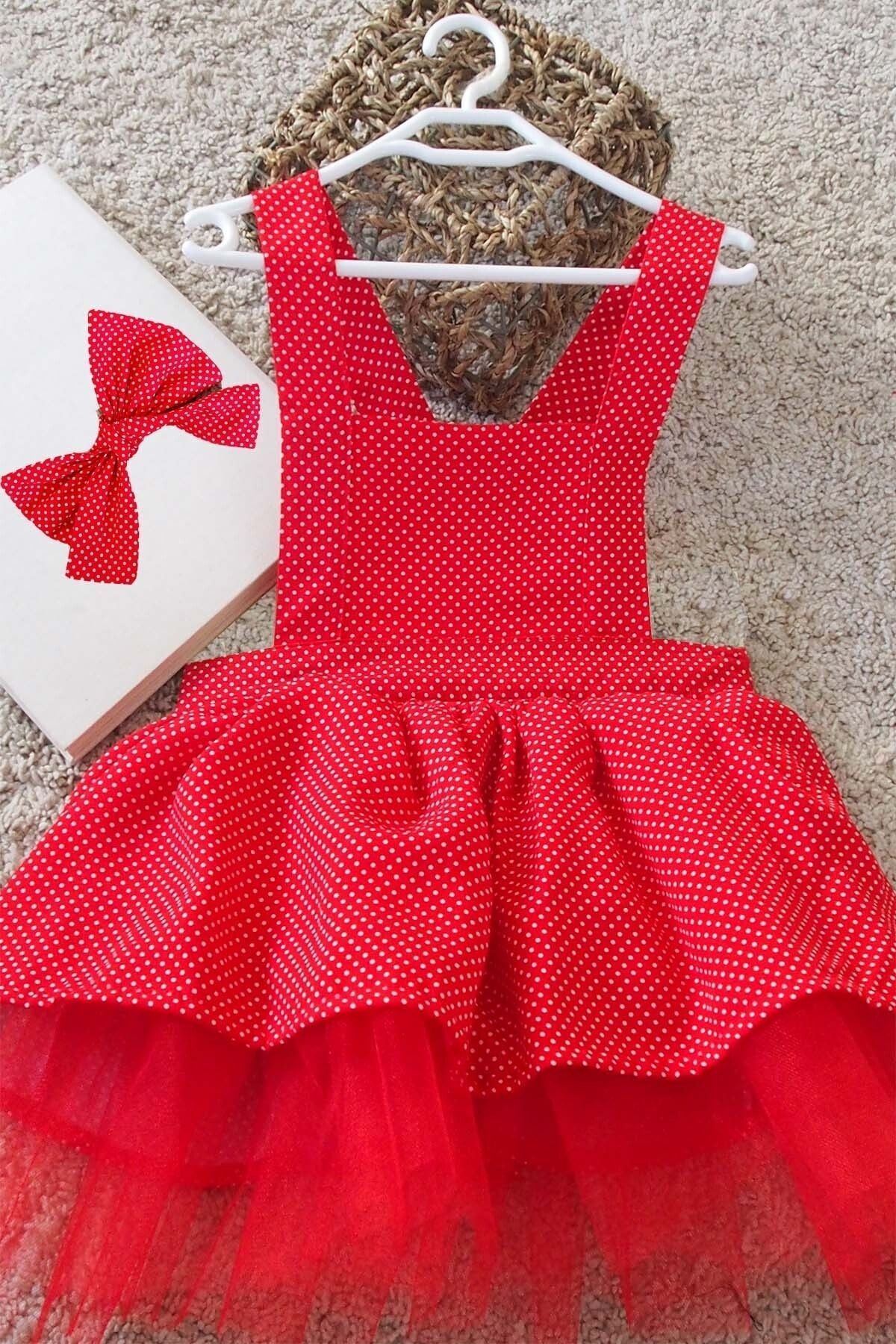 Vestido de Tul con Diadema para Niña, Conjunto Cumpleaños 1-10 Años