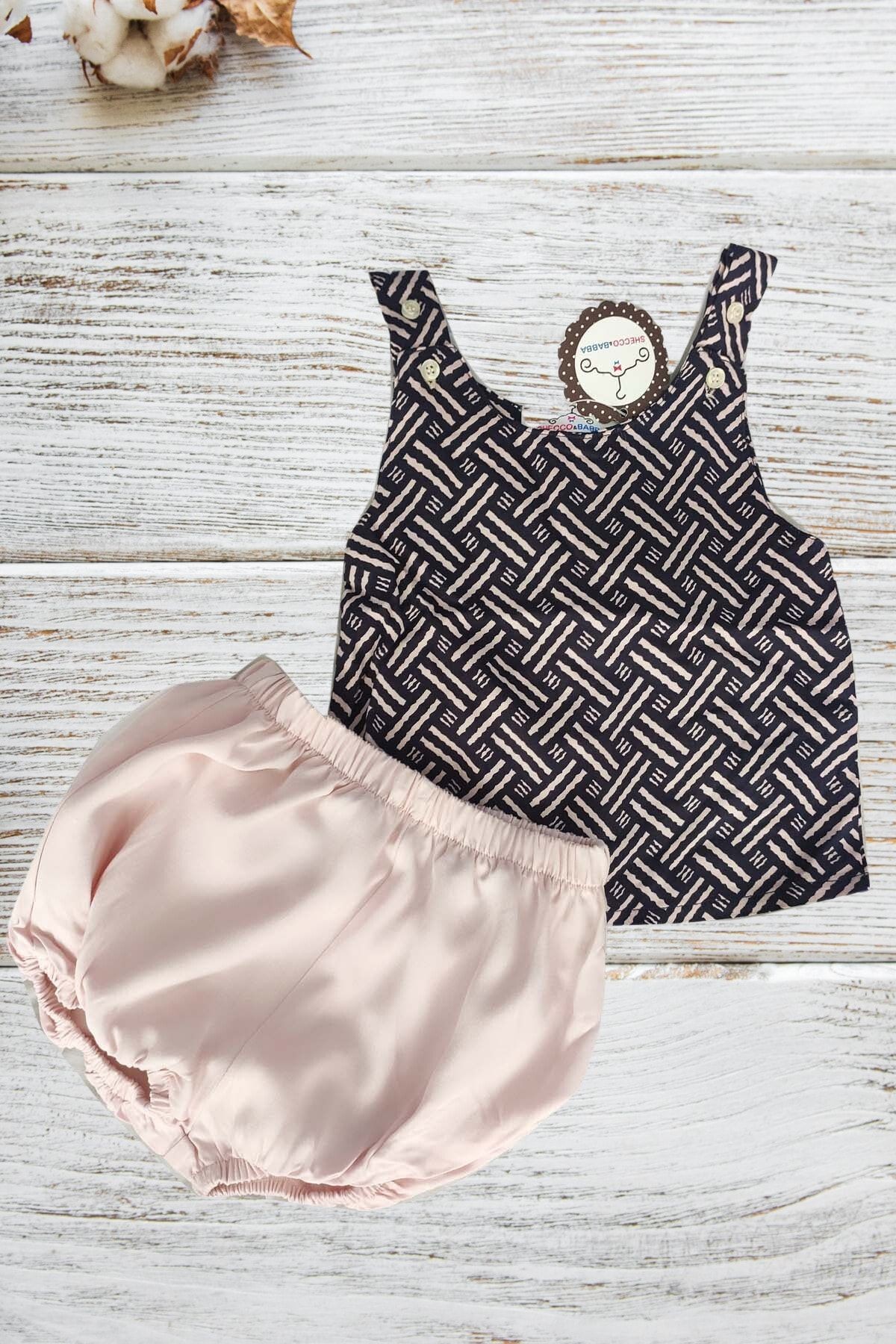 Baby Girl Two-Piece Shorts Set