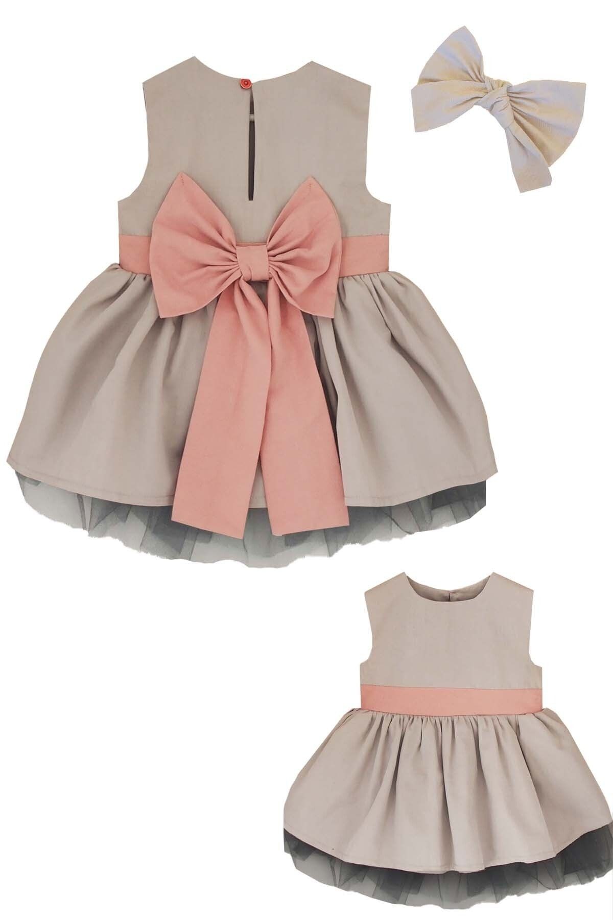 Robe Tutu avec nœud pour fille, costume bandana, 1-10 ans