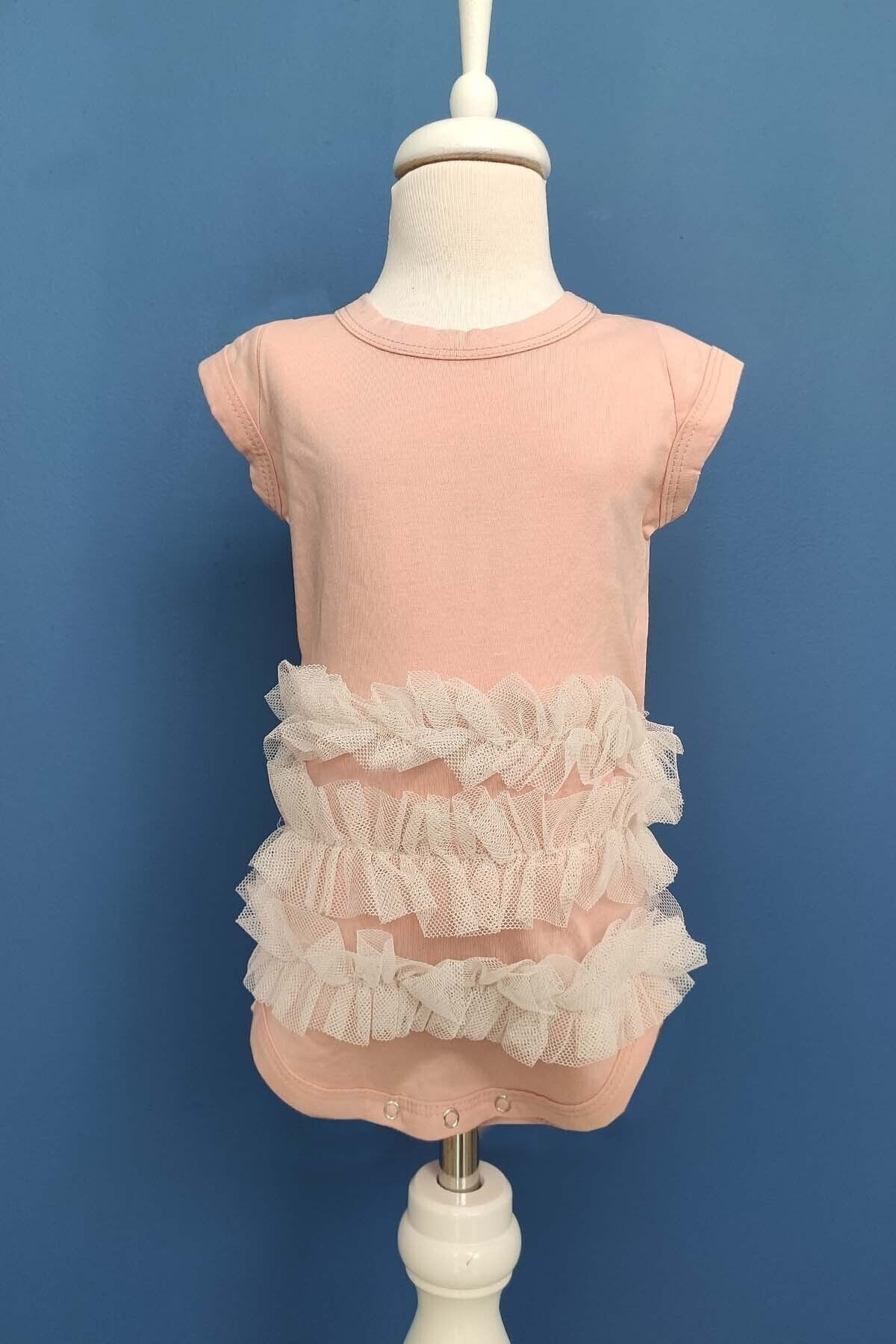 Baby Girl Tutu Romper Snap Button Bodysuit