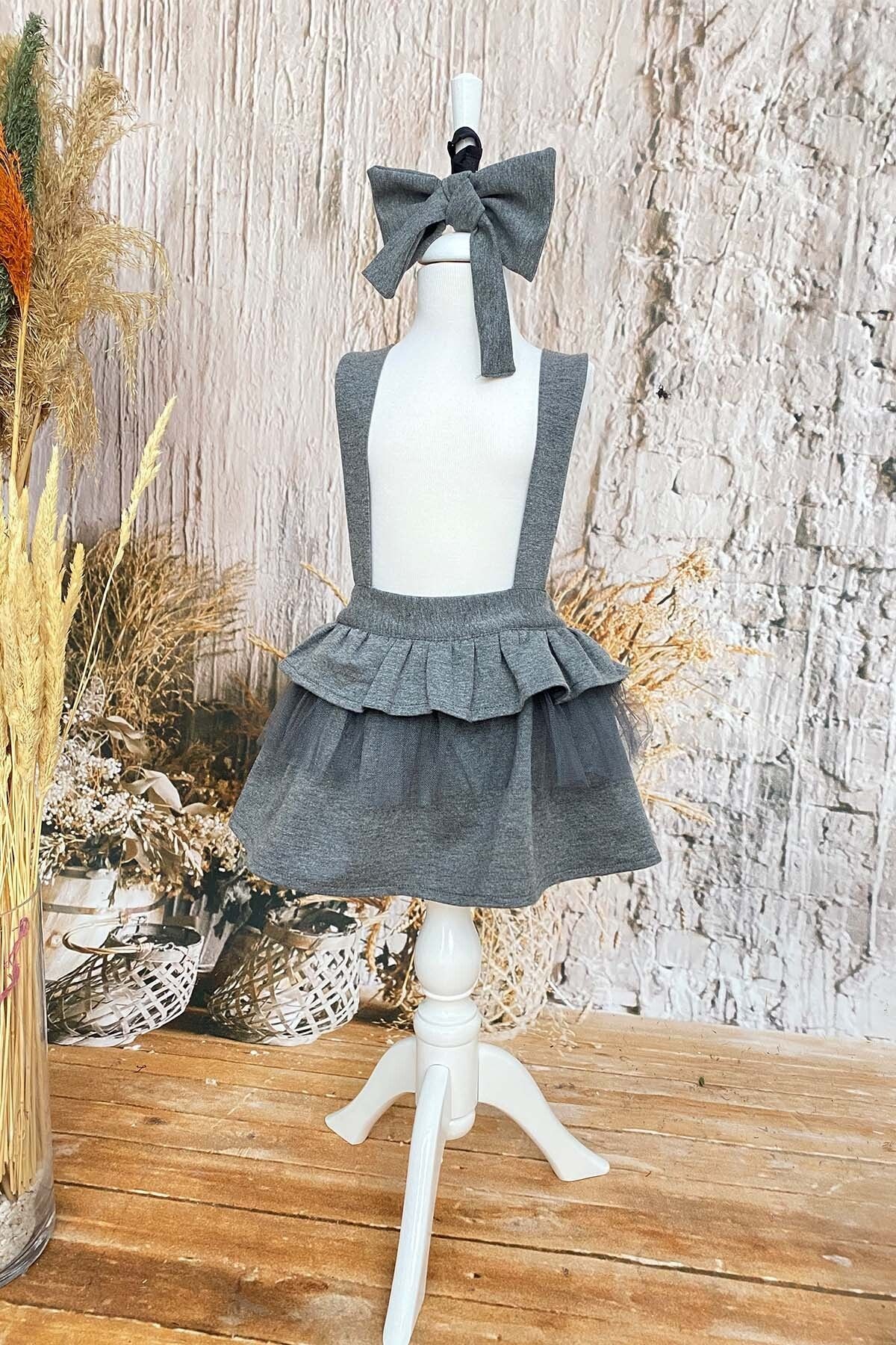 Vestido de Tutu con Volantes y Bandana para Niña, 1-10 Años, Vestido de Cumpleaños