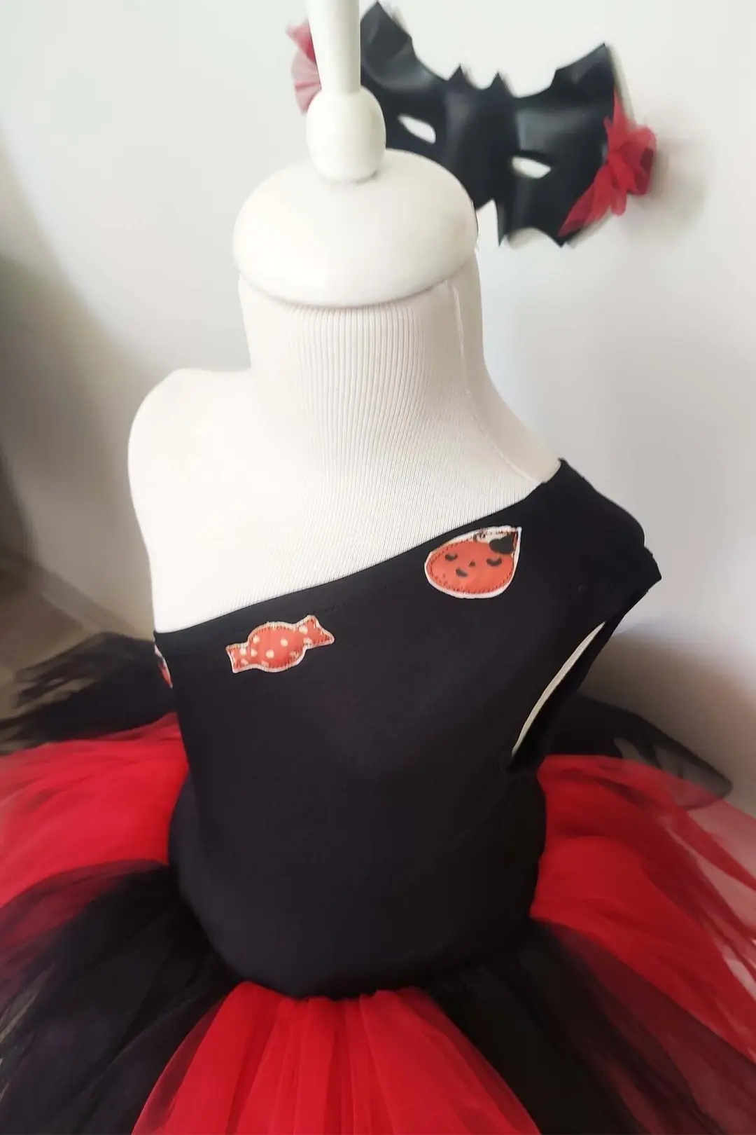 Costume Halloween Bébé Fille 3 Pièces - Body Manches Longues, Jupe Tutu Tulle, Bandeau, Tailles 0-18 Mois - 4