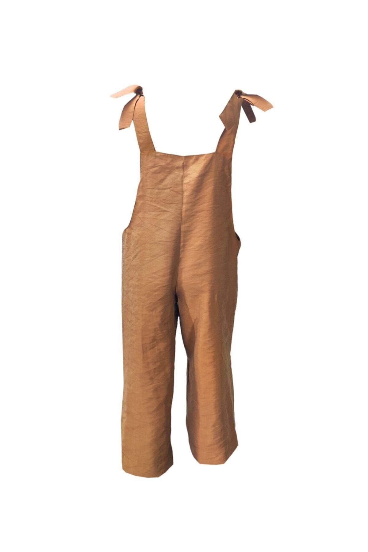 Mädchen-Jumpsuit mit Spitzendetail und Vordertasche, 4–8 Jahre