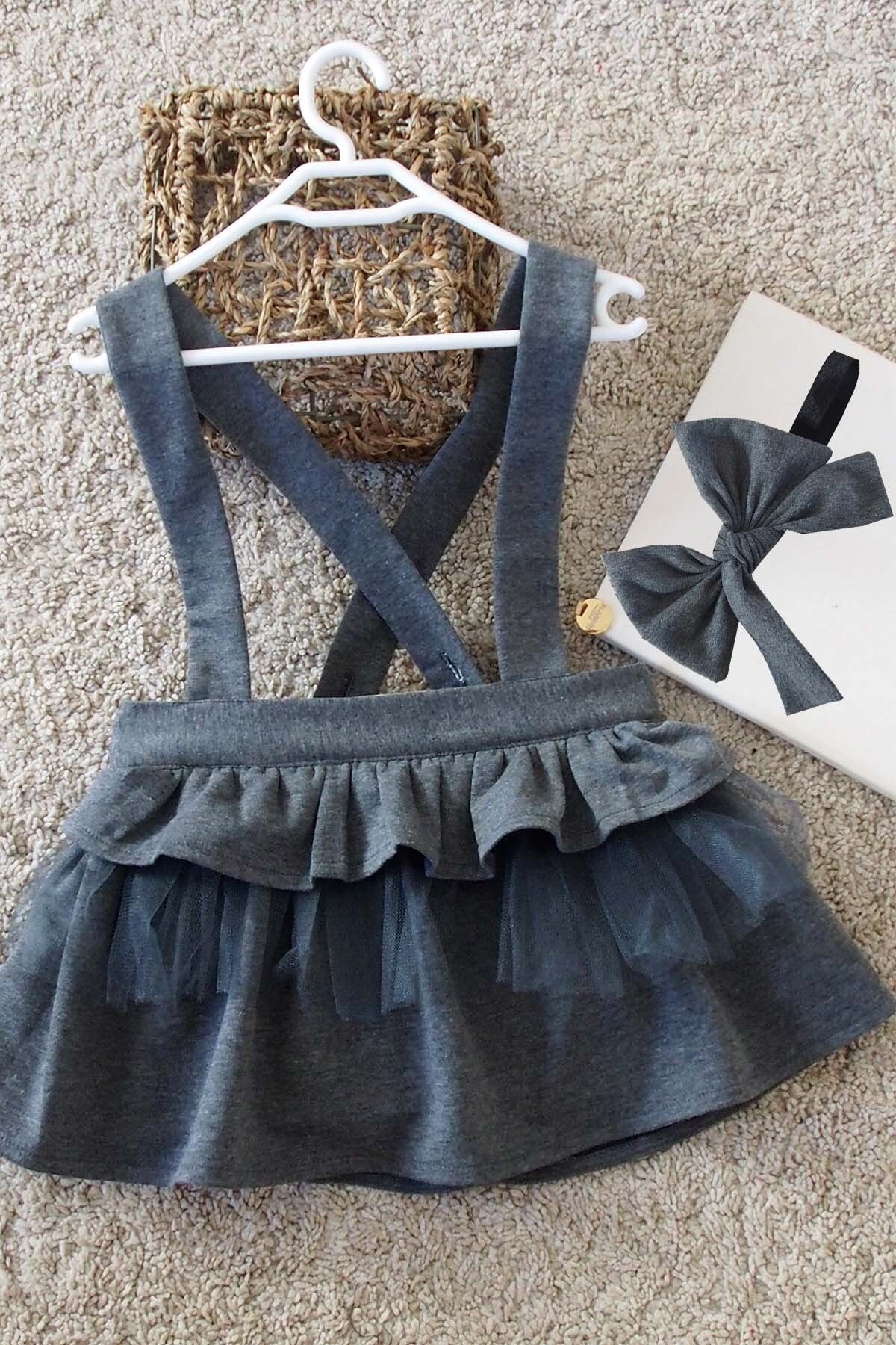 Vestido de Tutu con Volantes y Bandana para Niña, 1-10 Años, Vestido de Cumpleaños