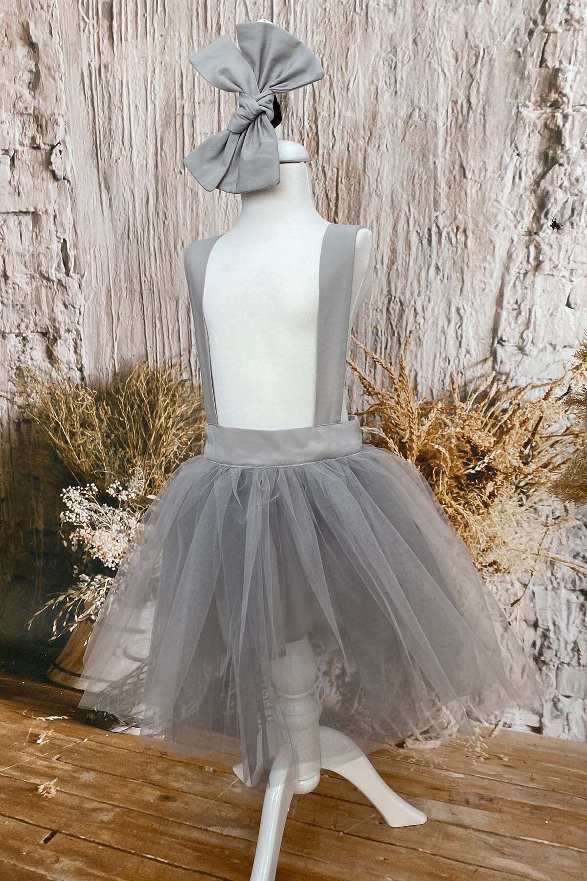 Girl's Tutu Dress and Headband Set 1-10 Years Birthday Dress