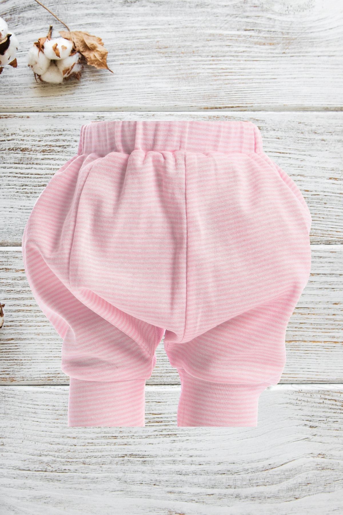 Pantalón Capri para Bebé Niña Estilo Harem Rosa