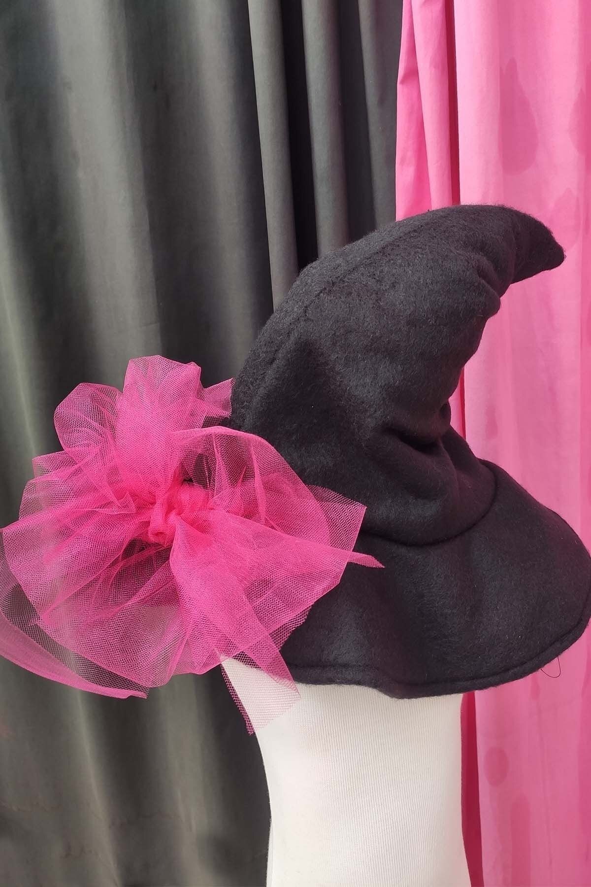 Robe et chapeau de sorcière tutu asymétrique pour fille, robe d'anniversaire