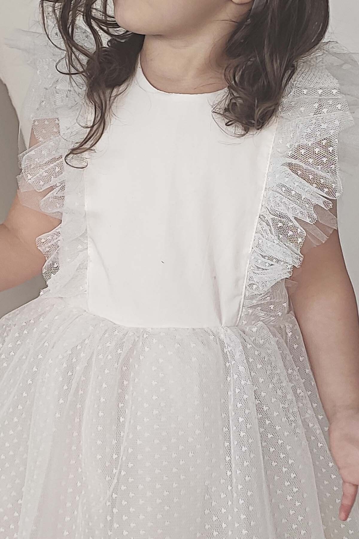 Tutu-Kleid mit Bandana-Set, Geburtstagskleid 1-10 Jahre