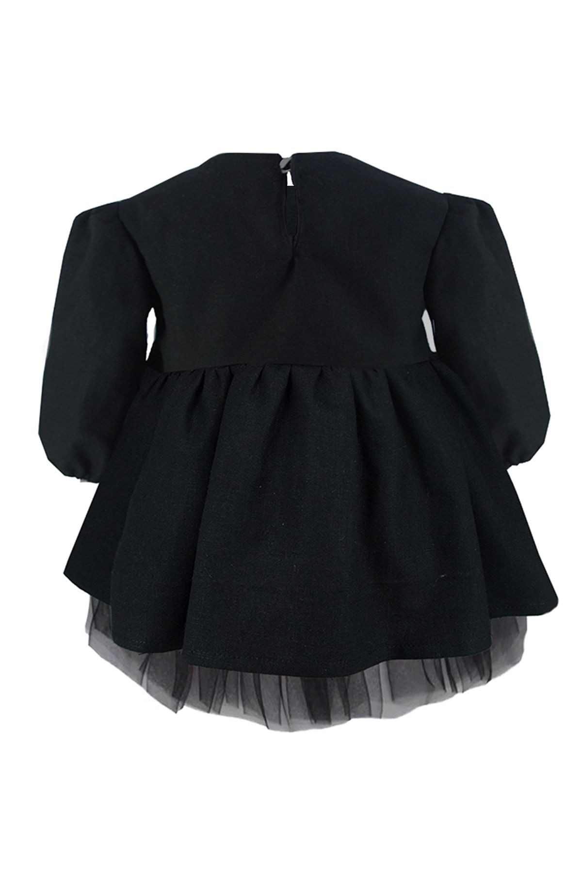 Ensemble couronne de robe tutu à manches longues pour fille