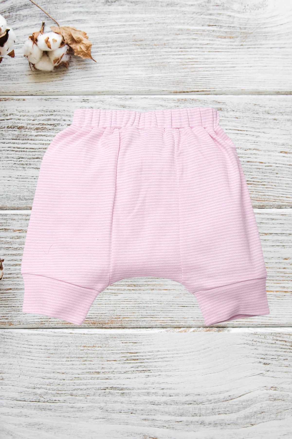 Pantalon Capri Bébé Fille Sarouel Bas Simple Modèle Shalwar Rose