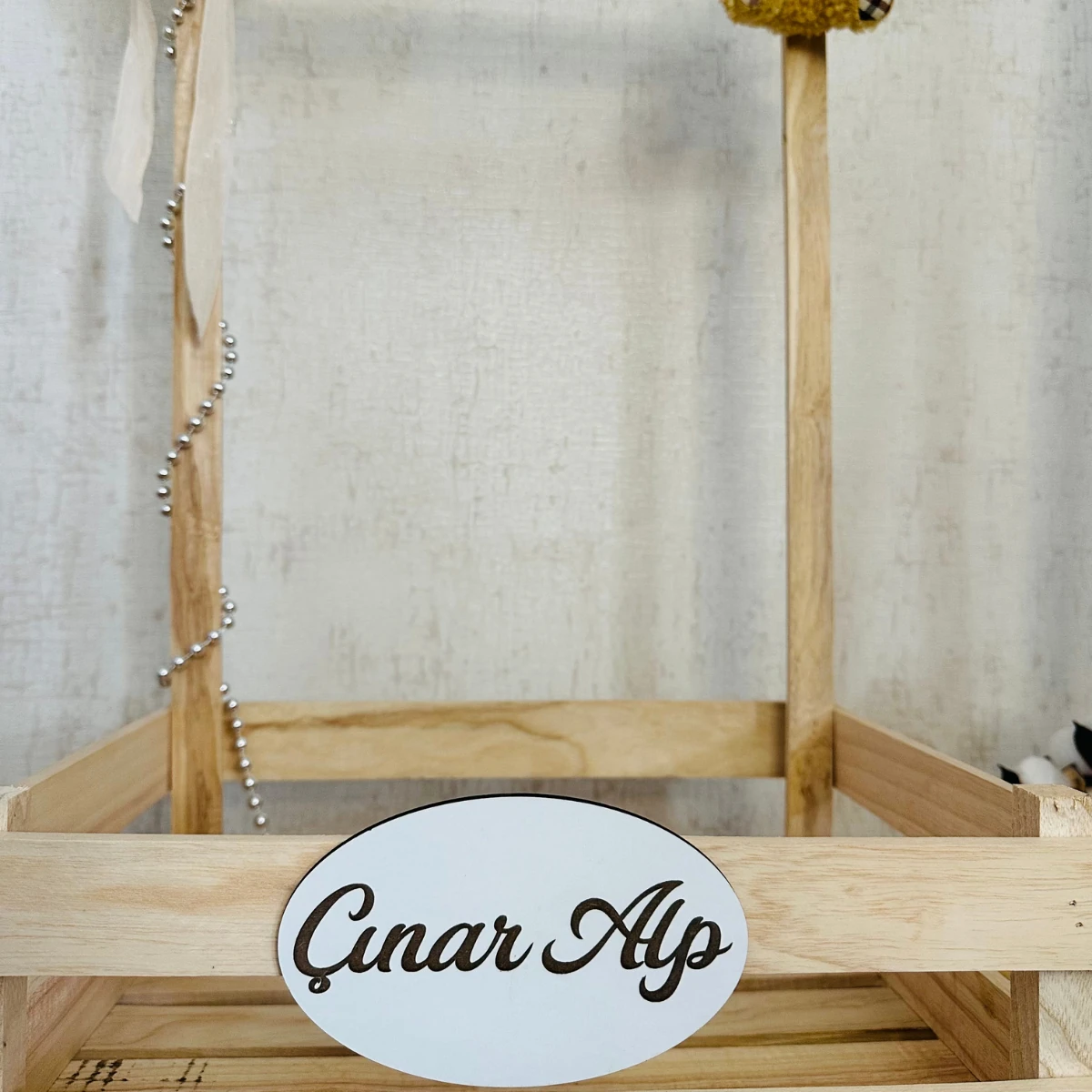 Kişiye Özel Ahşap Yenidoğan, Doğum Günü Bebek Hediye Sepeti