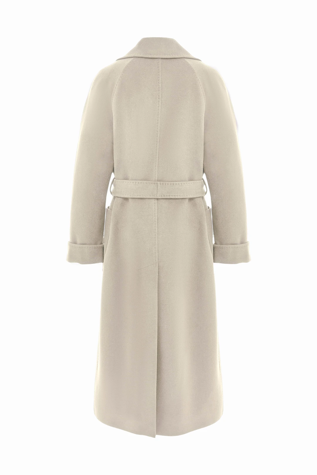 Broşlu Geniş Cepli Oversize Kaban Taş