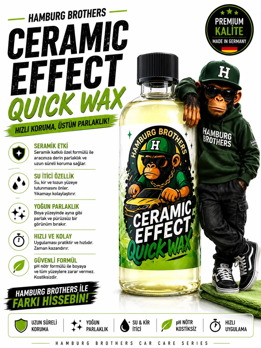 Ceramic Effect Quick Wax Hızlı Cila 500ml